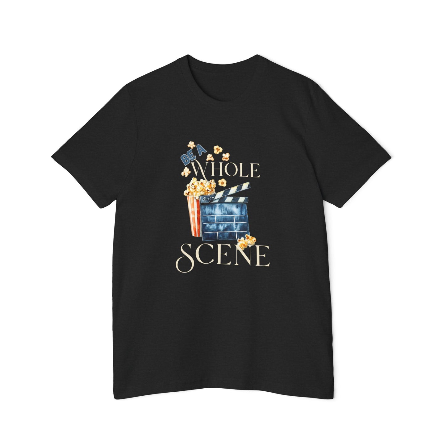 Cozy Comfort: USA-Made Unisex Short-Sleeve Jersey T-Shirt – Movie Night Essential!