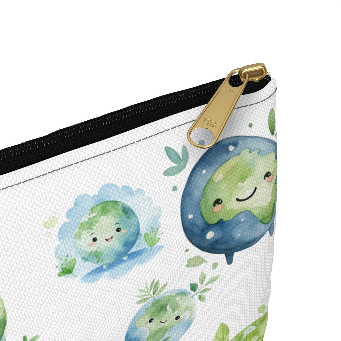 Save the Earth Accessory Pouch in Various Sizes | Earth Day Gift | Sustainable Zipper Bag