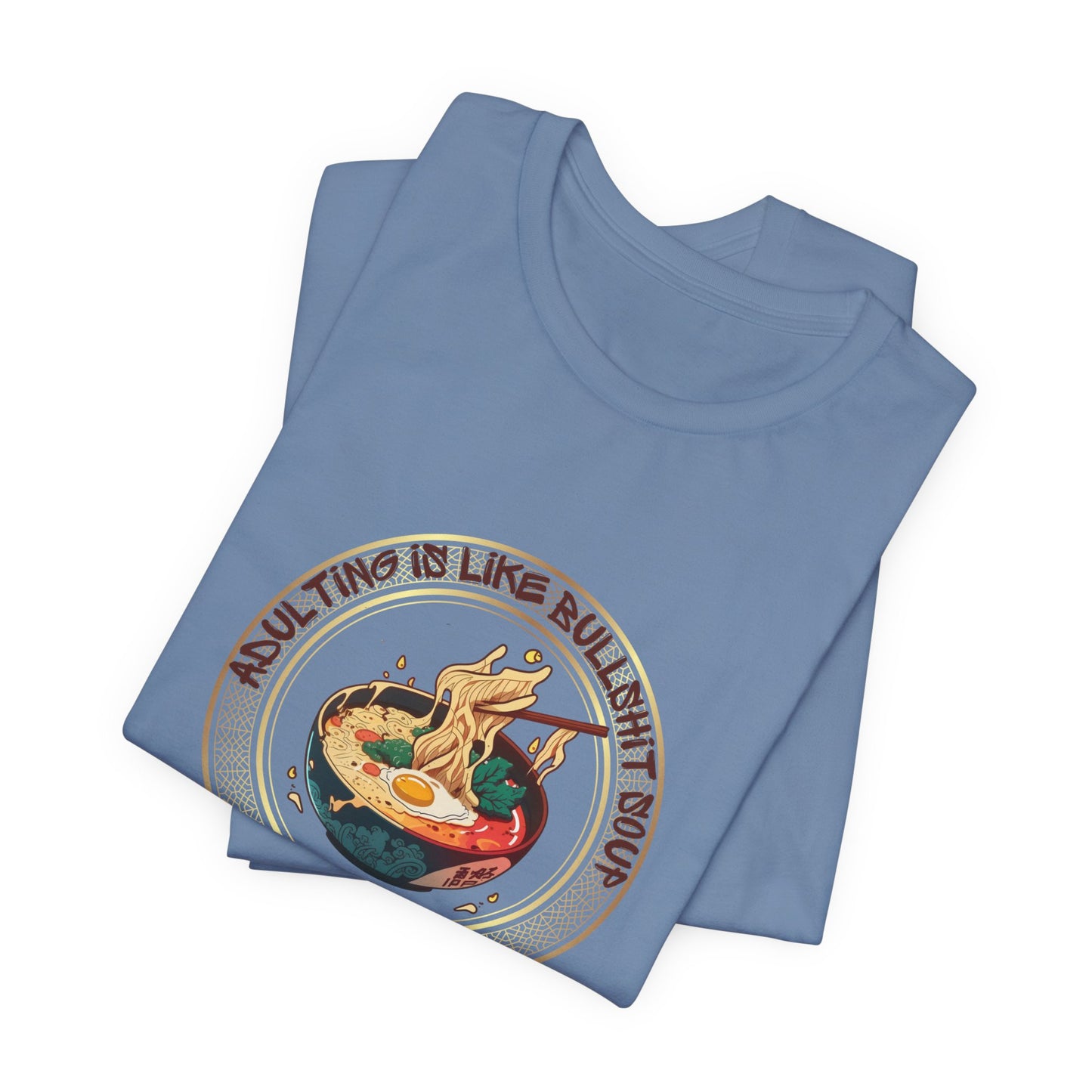 Anime Ramen Sushi Tee | Unisex Soft Cotton Shirt for Anime Fans | Lightweight & Breathable