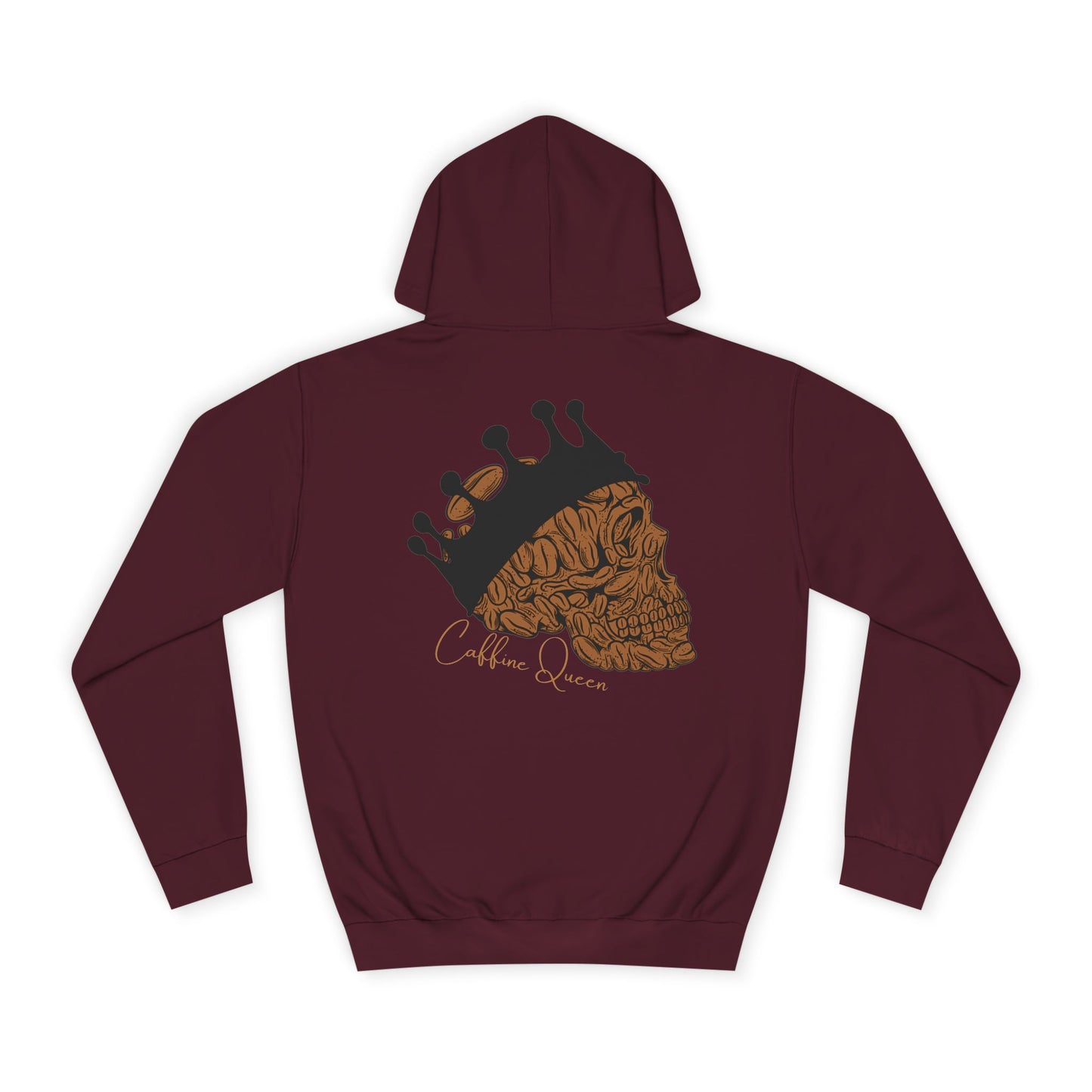 Cotton Blend Caffeine Queen Unisex Hoodie | Side Seams for Shape Retention | Cozy and Stylish
