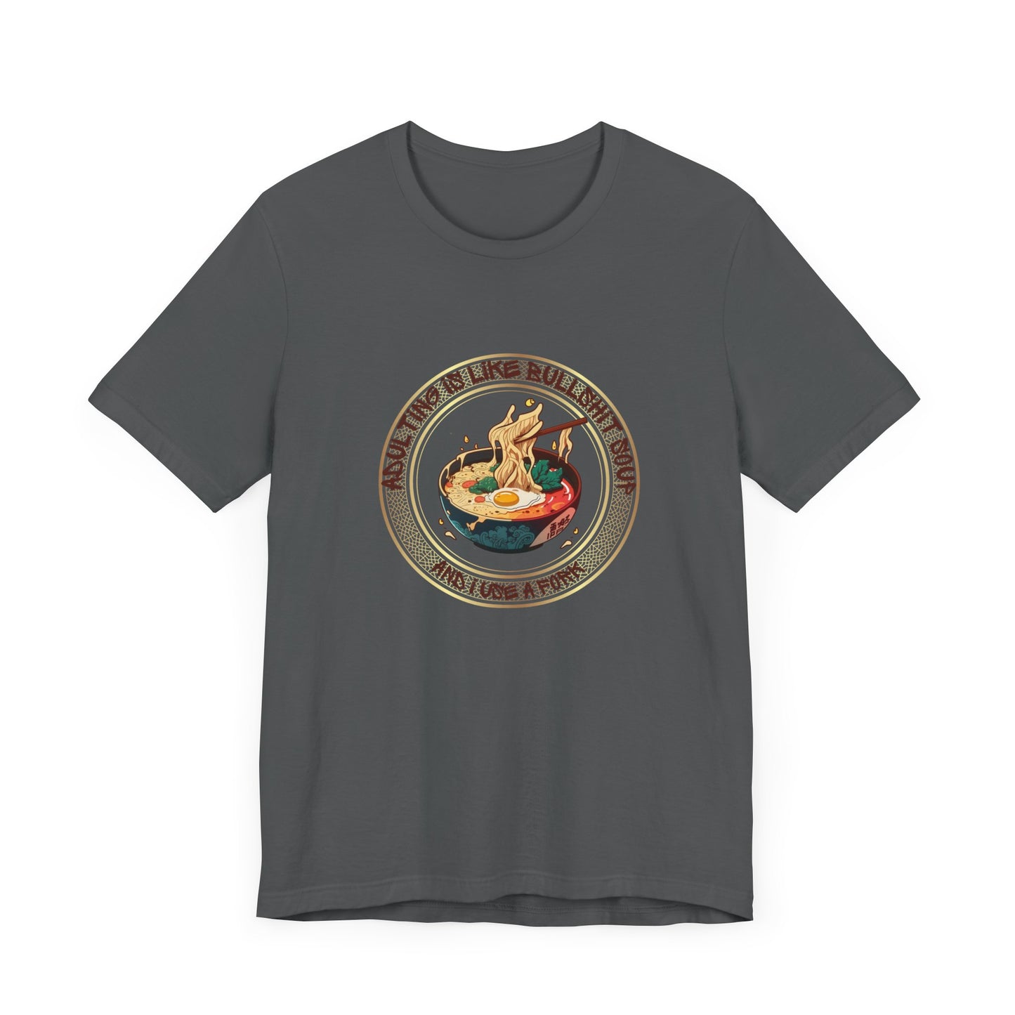 Anime Ramen Sushi Tee | Unisex Soft Cotton Shirt for Anime Fans | Lightweight & Breathable
