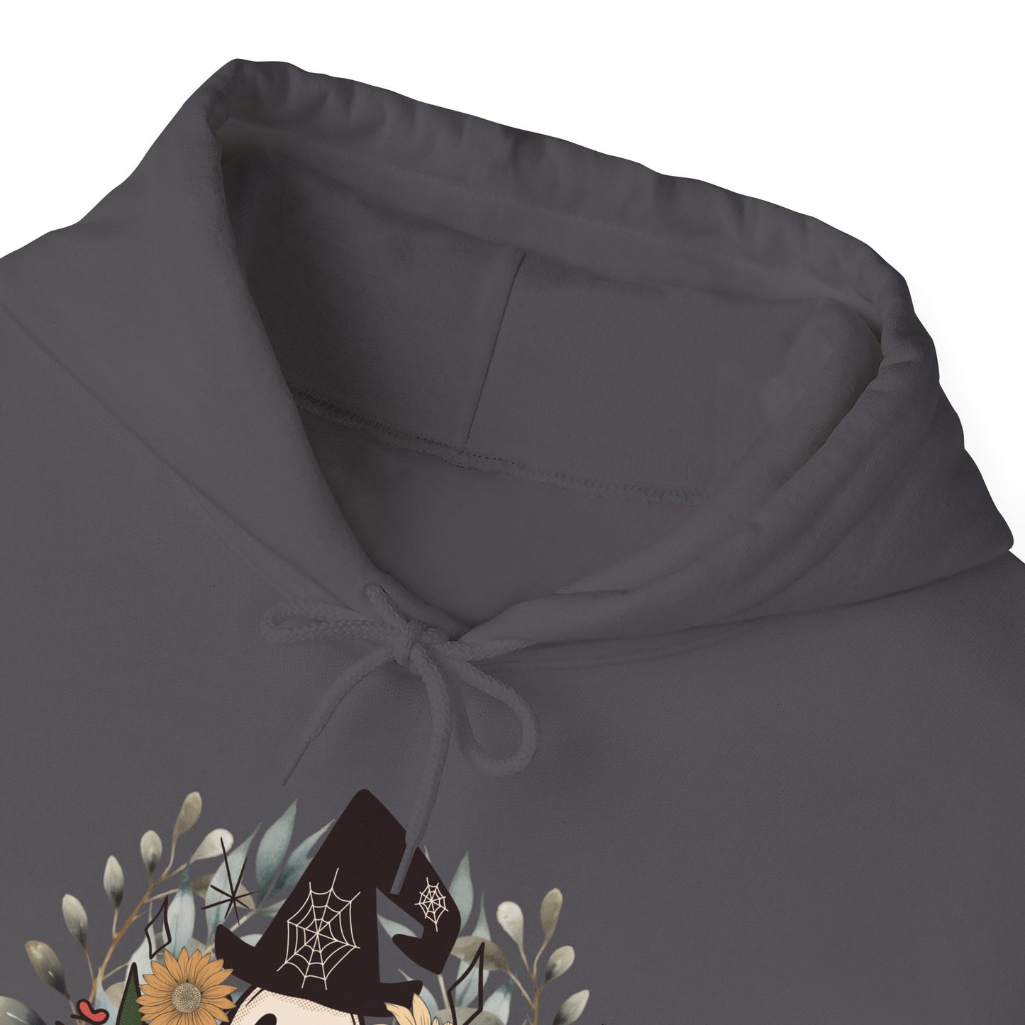 Stay Warm in Style with the Retro Ghost Unisex Heavy Blend™ Hooded Sweatshirt