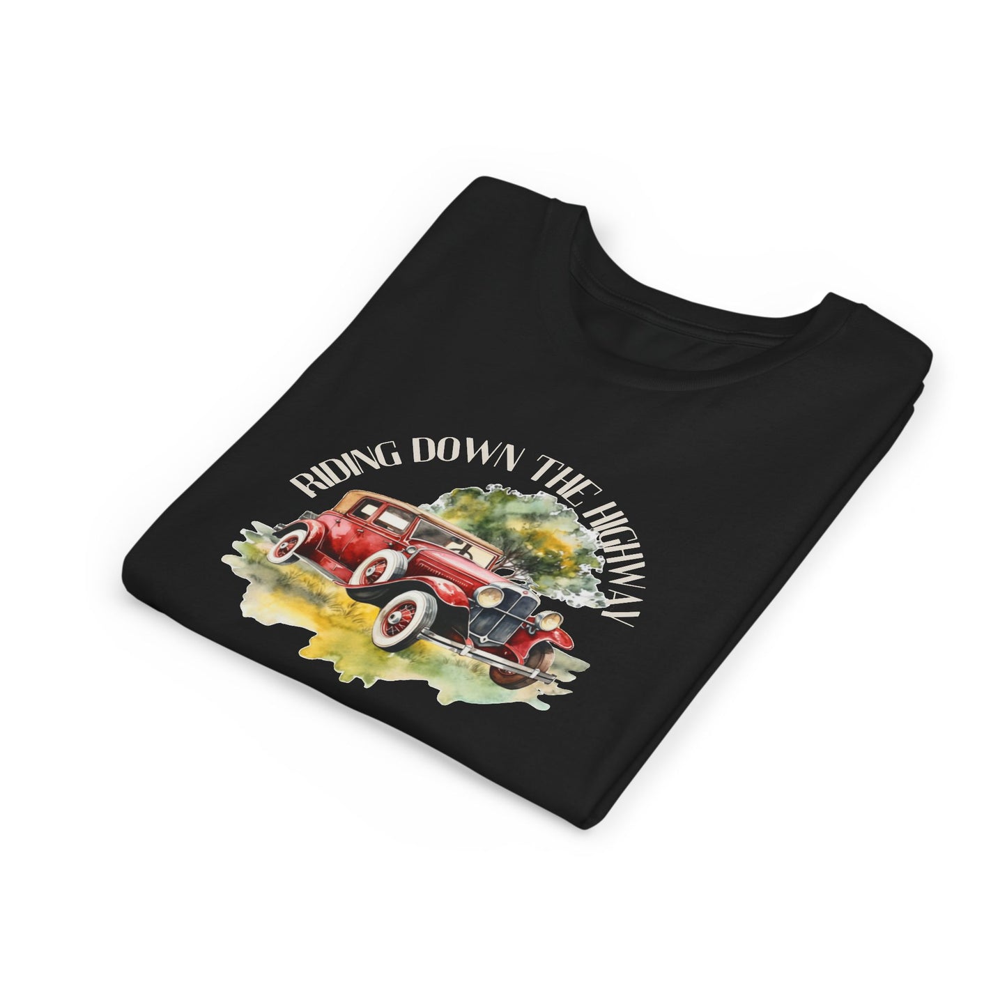 Adventure Awaits: Classic Car Youth Short Sleeve Tee