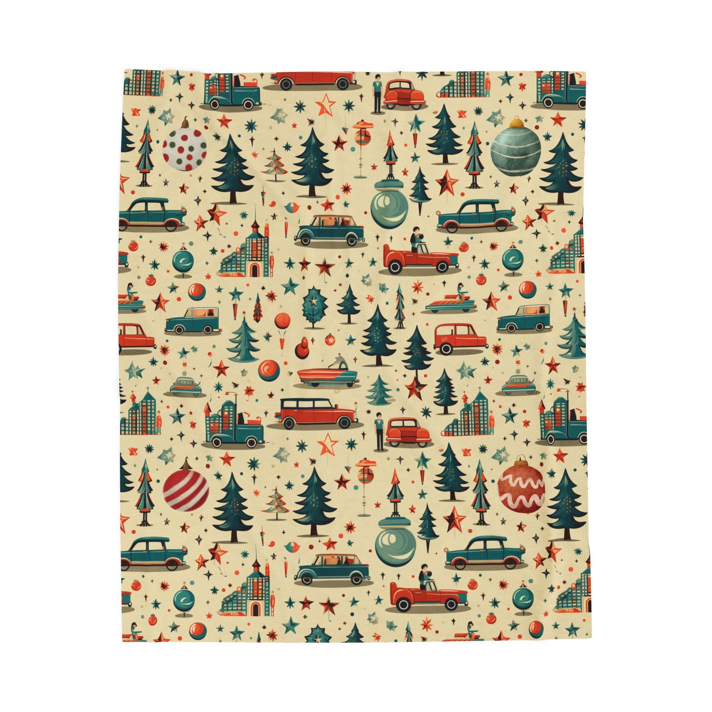 Luxuriously Soft Vintage Vehicle Plush Blanket - Perfect Gift for Friends and Family