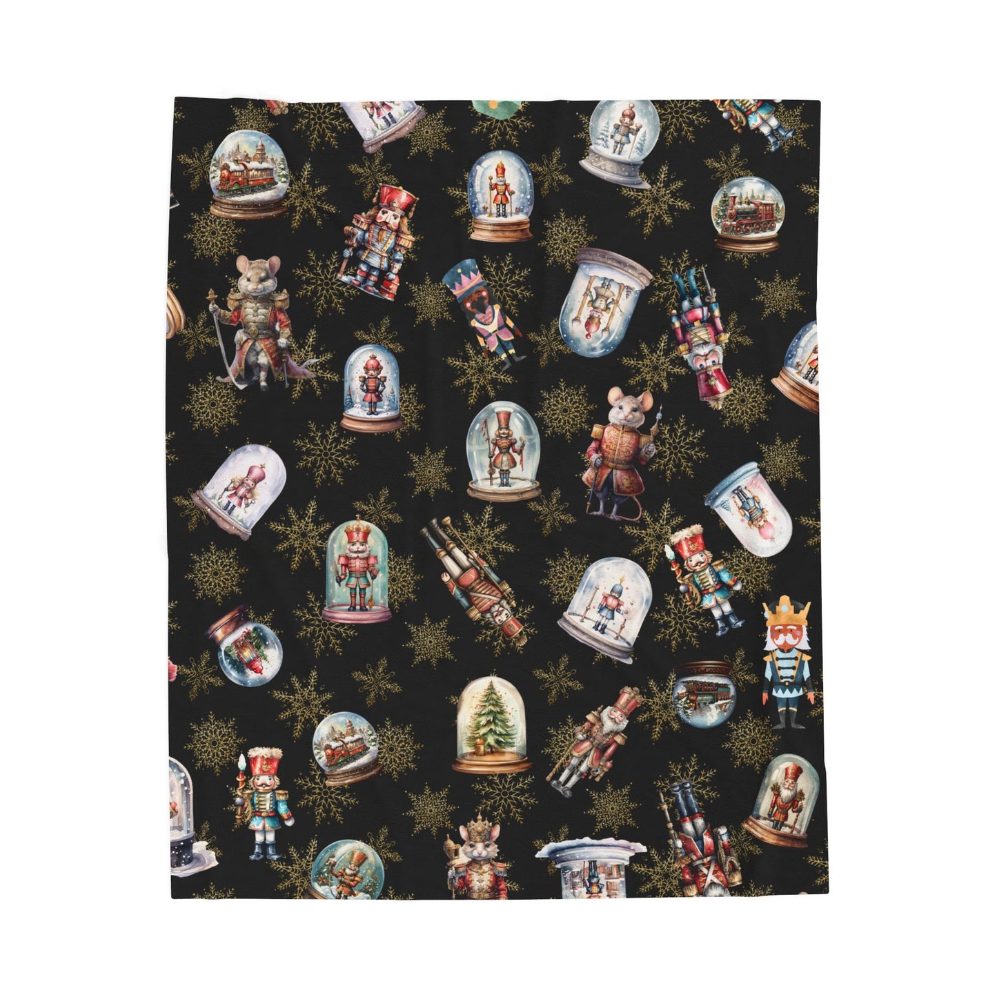 Premium Quality Boys Velveteen Snowglobe Blanket | Perfect Gift for Friends and Family | Choose from 3 Sizes
