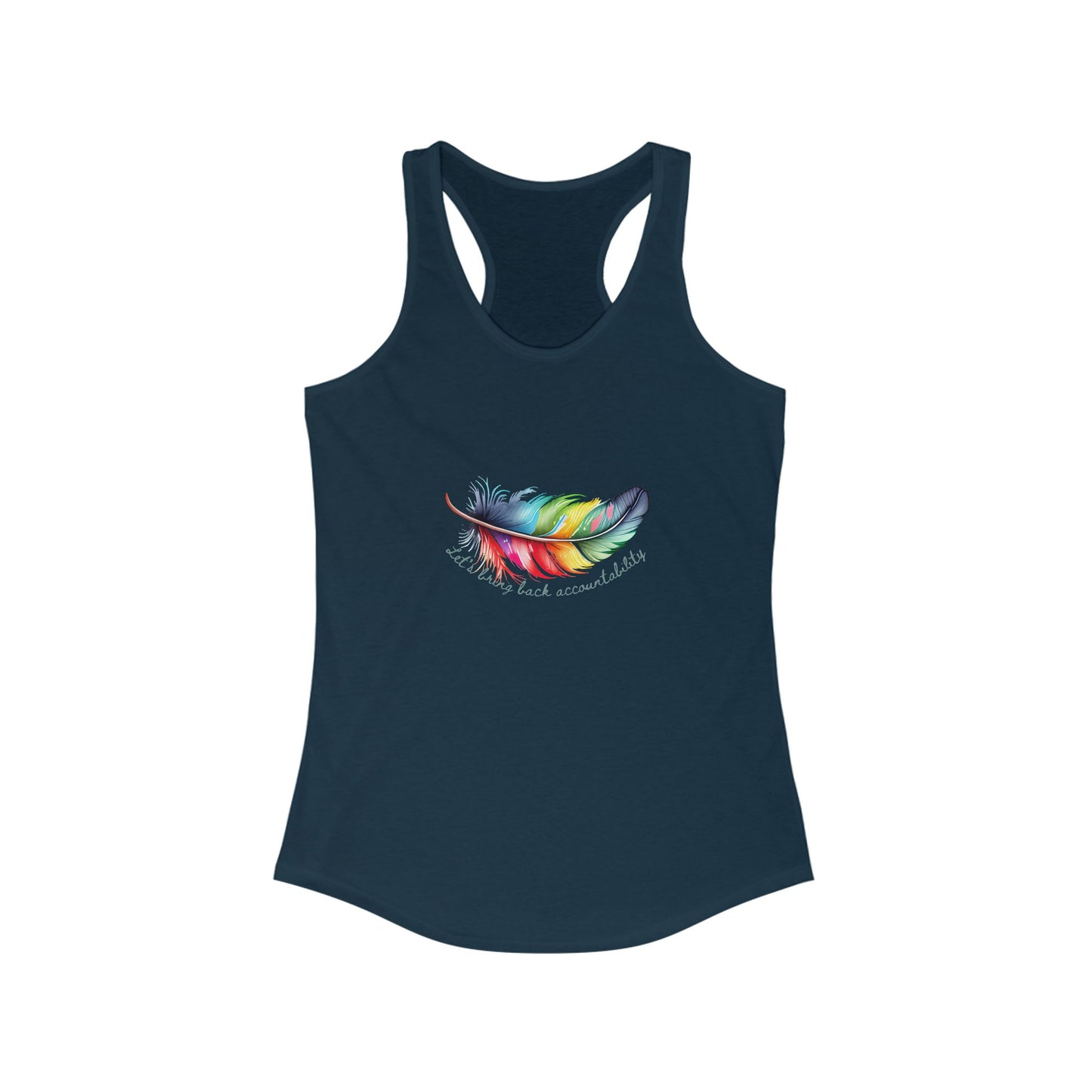 Empowering Feather Accountability Tank - Sporty Style with Comfort Fit
