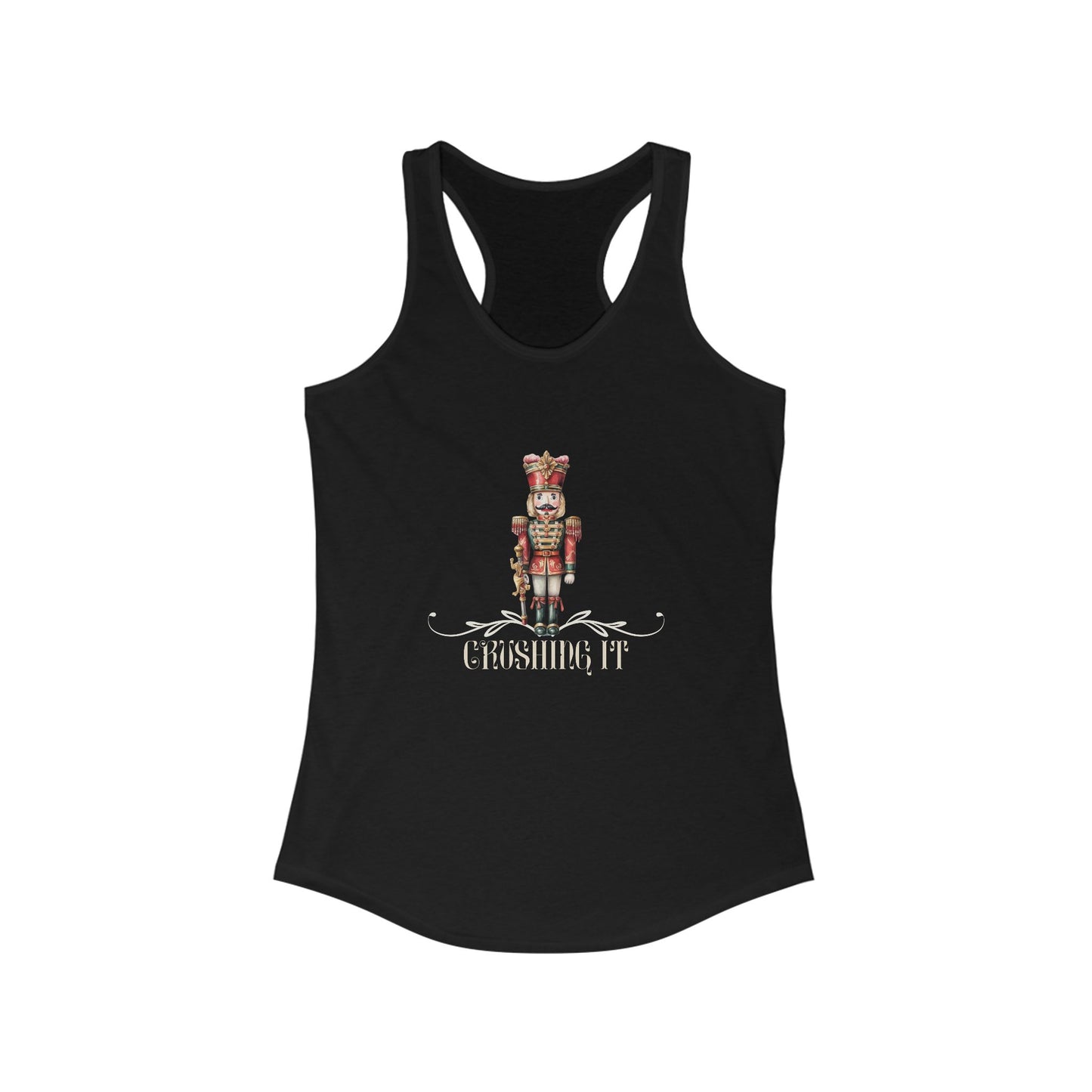 Nutcracker Christmas Women's Ideal Racerback Tank - Crushing It in Style