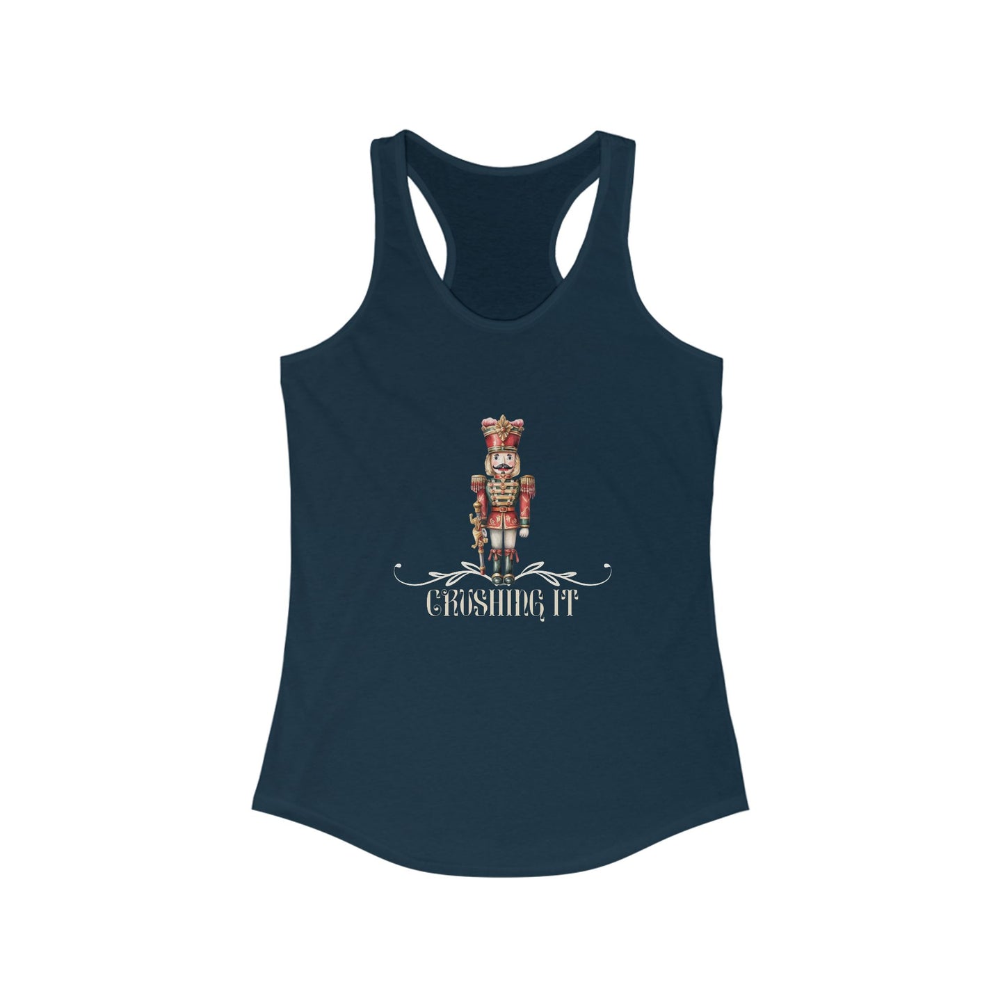 Nutcracker Christmas Women's Ideal Racerback Tank - Crushing It in Style