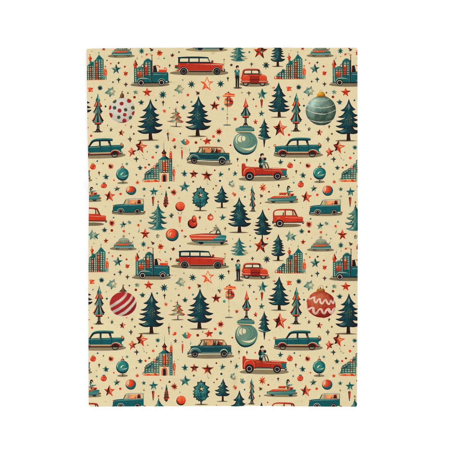 Luxuriously Soft Vintage Vehicle Plush Blanket - Perfect Gift for Friends and Family