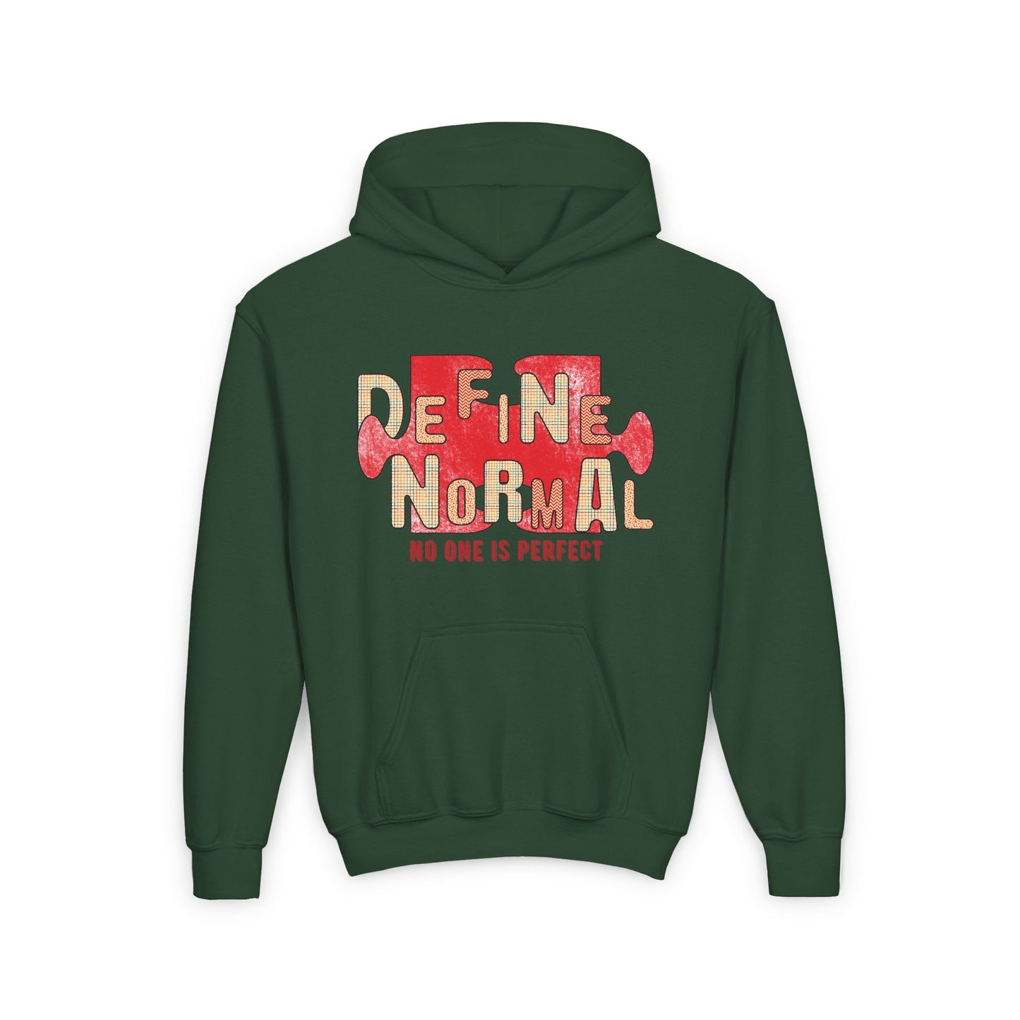 Experience Ultimate Comfort with Neurodiversity Youth Hoodie - Positive & Durable Design