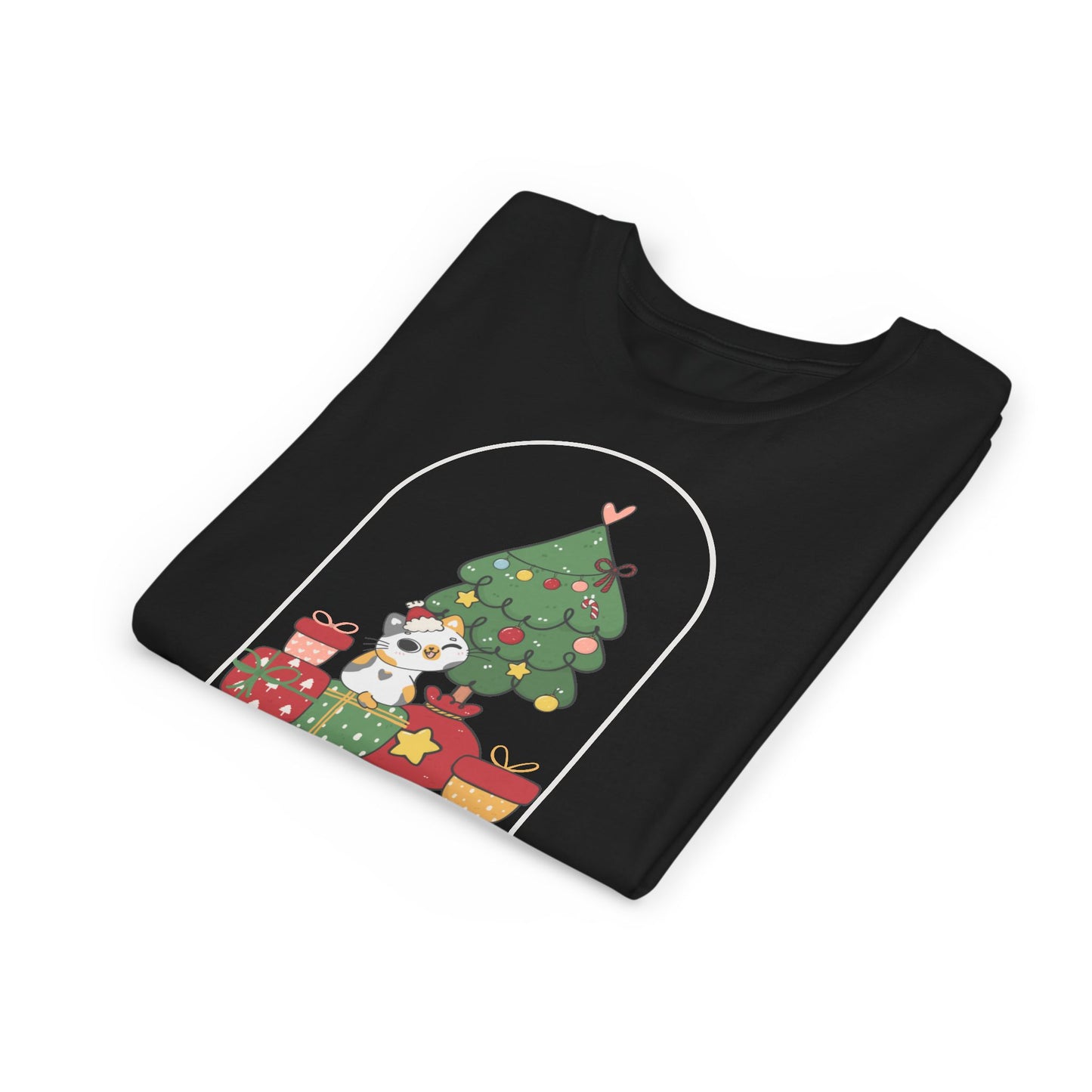 Celebrate Catmas with Style - Ultra Comfy Youth Short Sleeve Tee