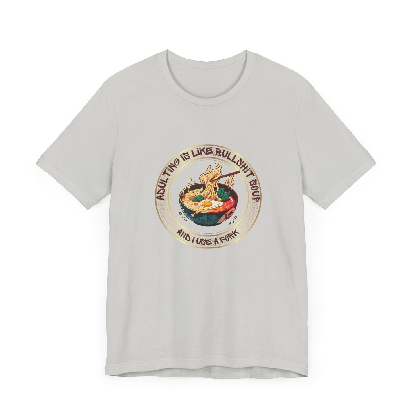 Anime Ramen Sushi Tee | Unisex Soft Cotton Shirt for Anime Fans | Lightweight & Breathable
