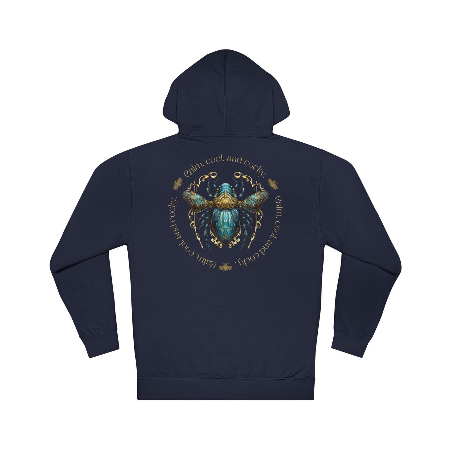 Epic Moments Await with this Calm and Cool Unisex Hooded Sweatshirt - Perfectly Balanced Style