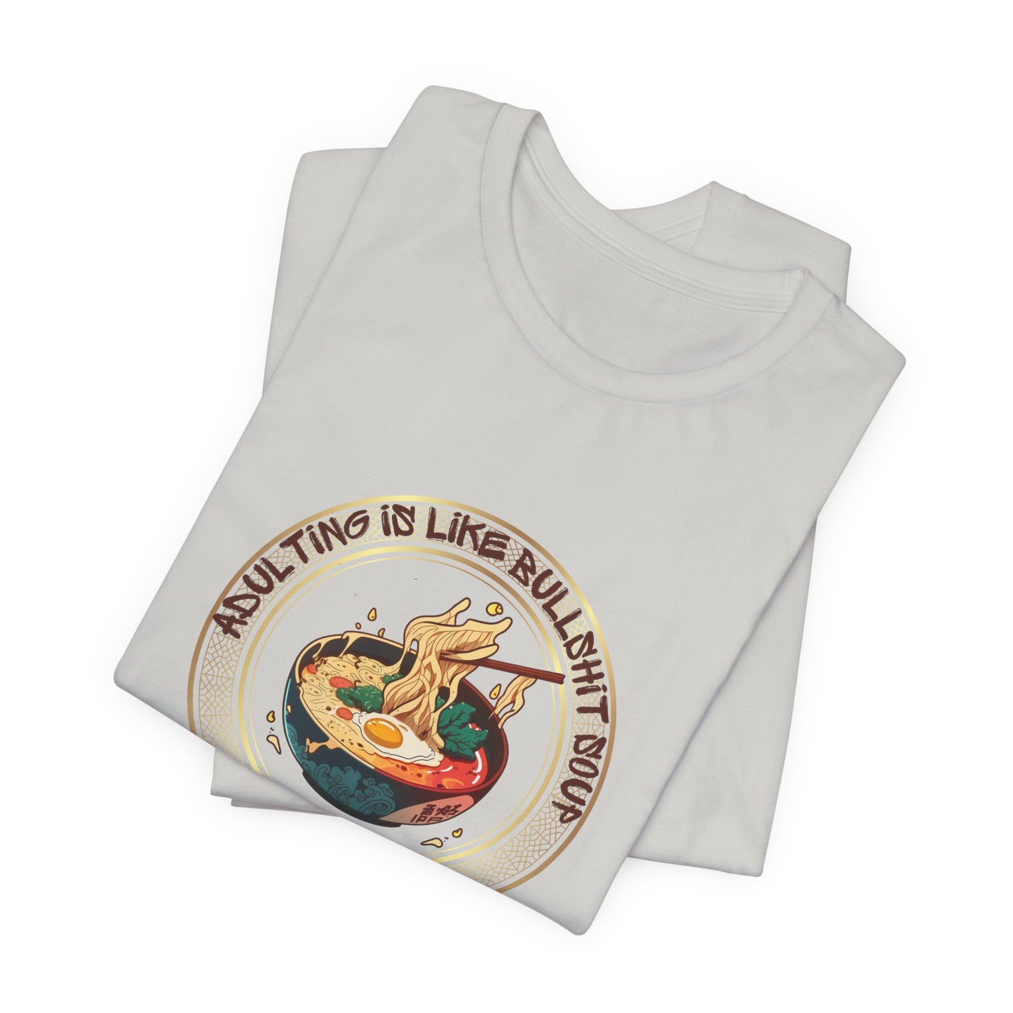Anime Ramen Sushi Tee | Unisex Soft Cotton Shirt for Anime Fans | Lightweight & Breathable