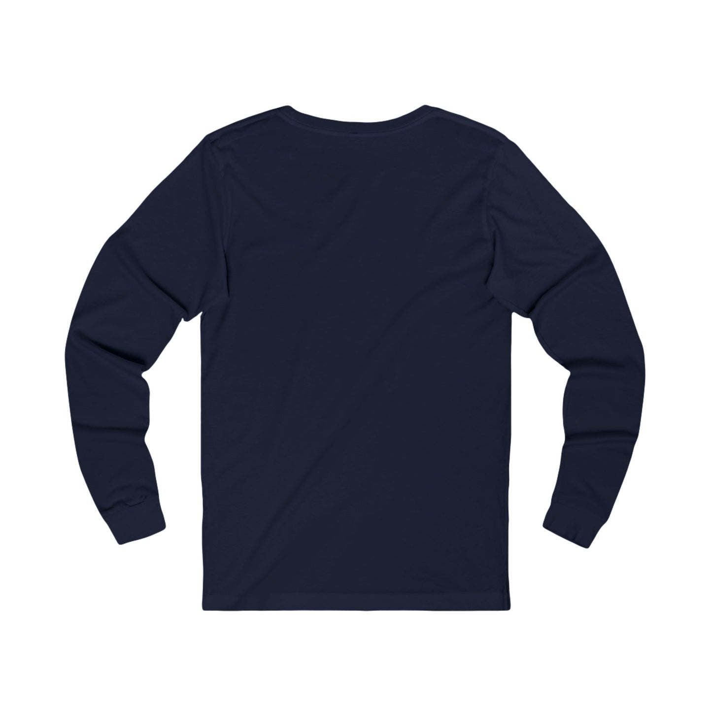 Skull Design Christmas Long Sleeve Tee - Unisex Jersey Tee for Holiday Vibes