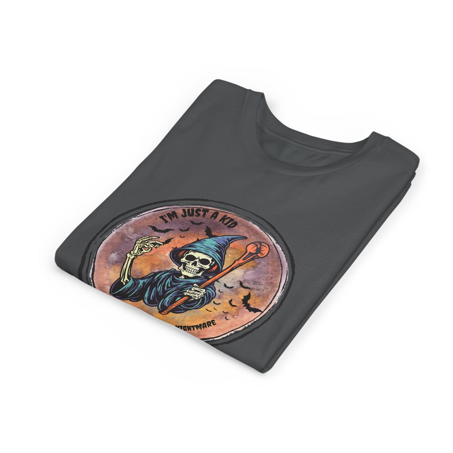 Adorable and Durable: Im Just A Kid Heavy Cotton™ Tee for Your Little Troublemaker