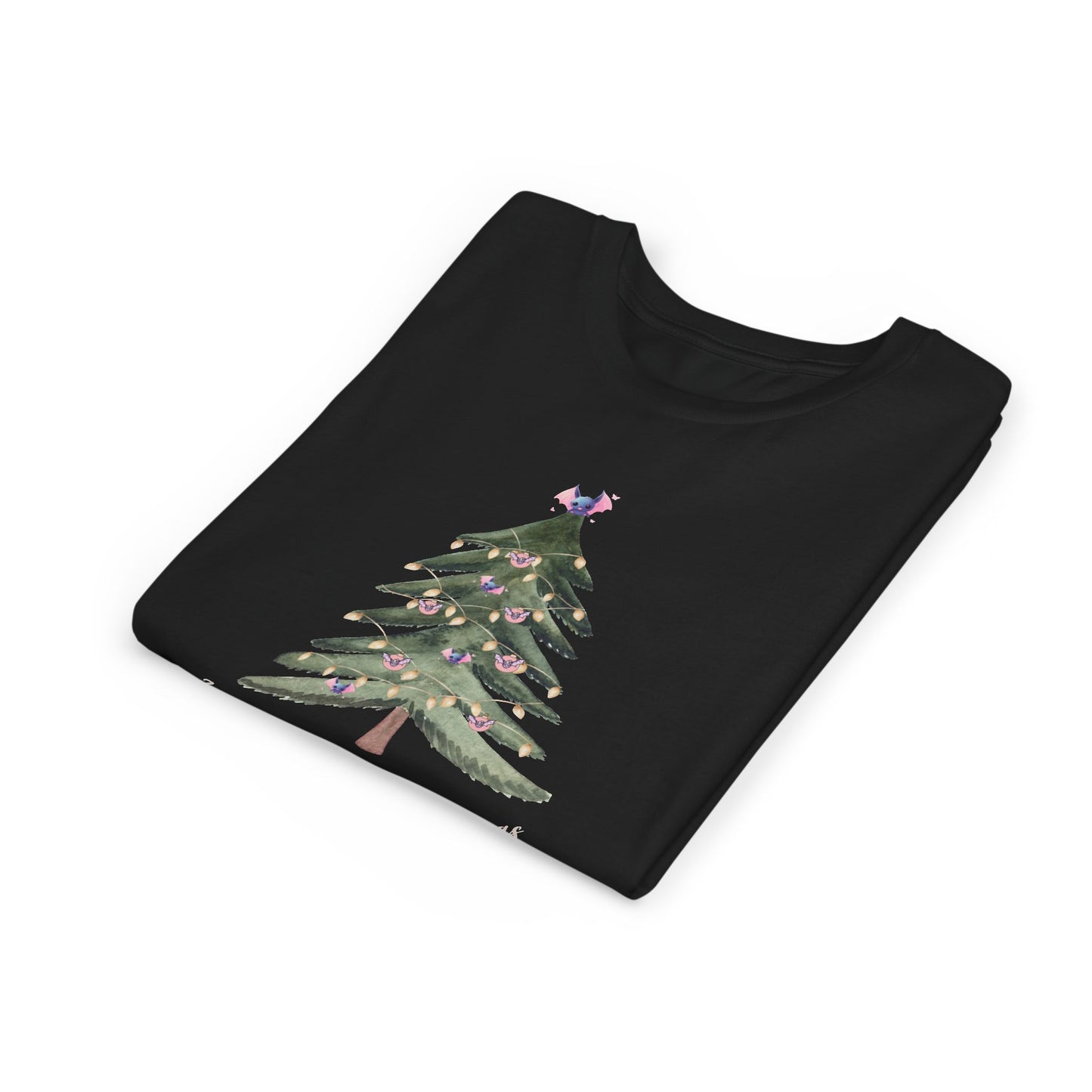Batty for Christmas Kids' Short Sleeve T-Shirt