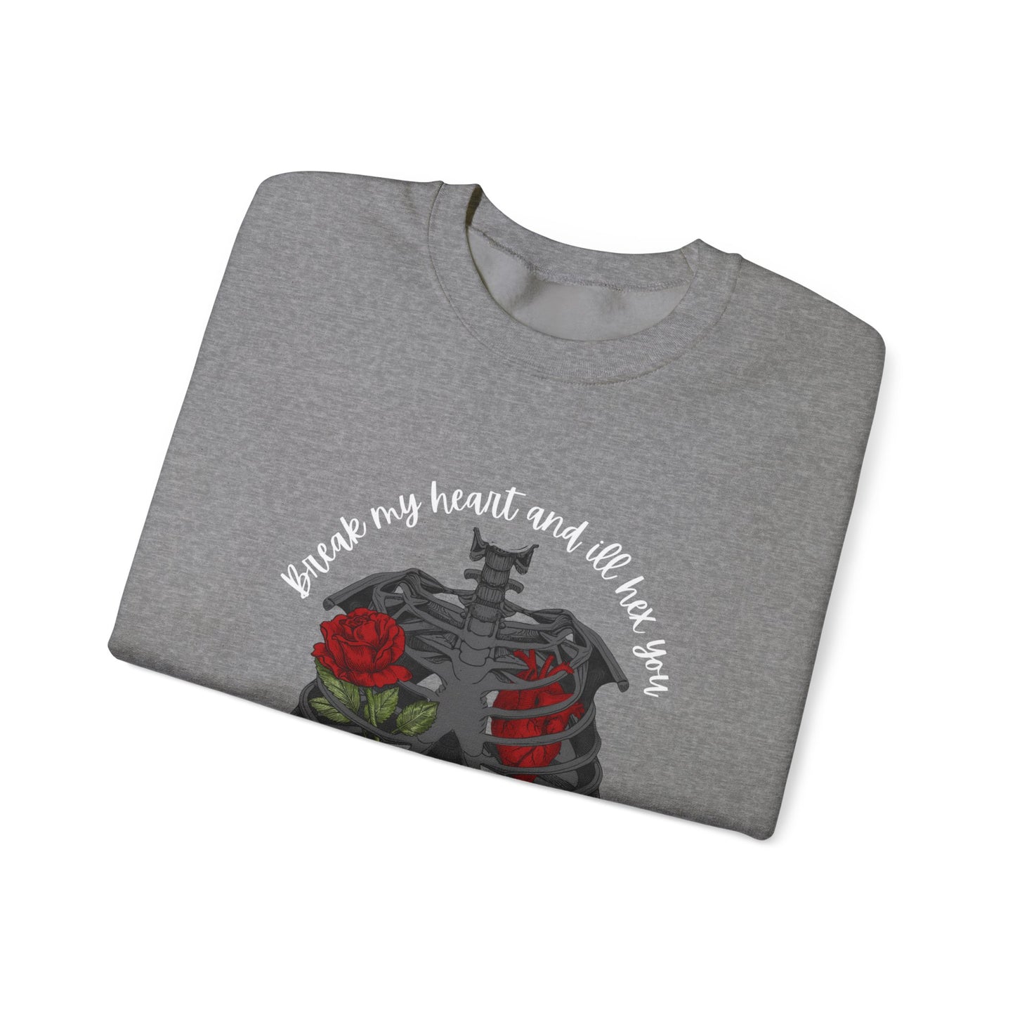 Turn Heads with our Ill Hex You Women's Cropped Sweatshirt - CroigormLLC
