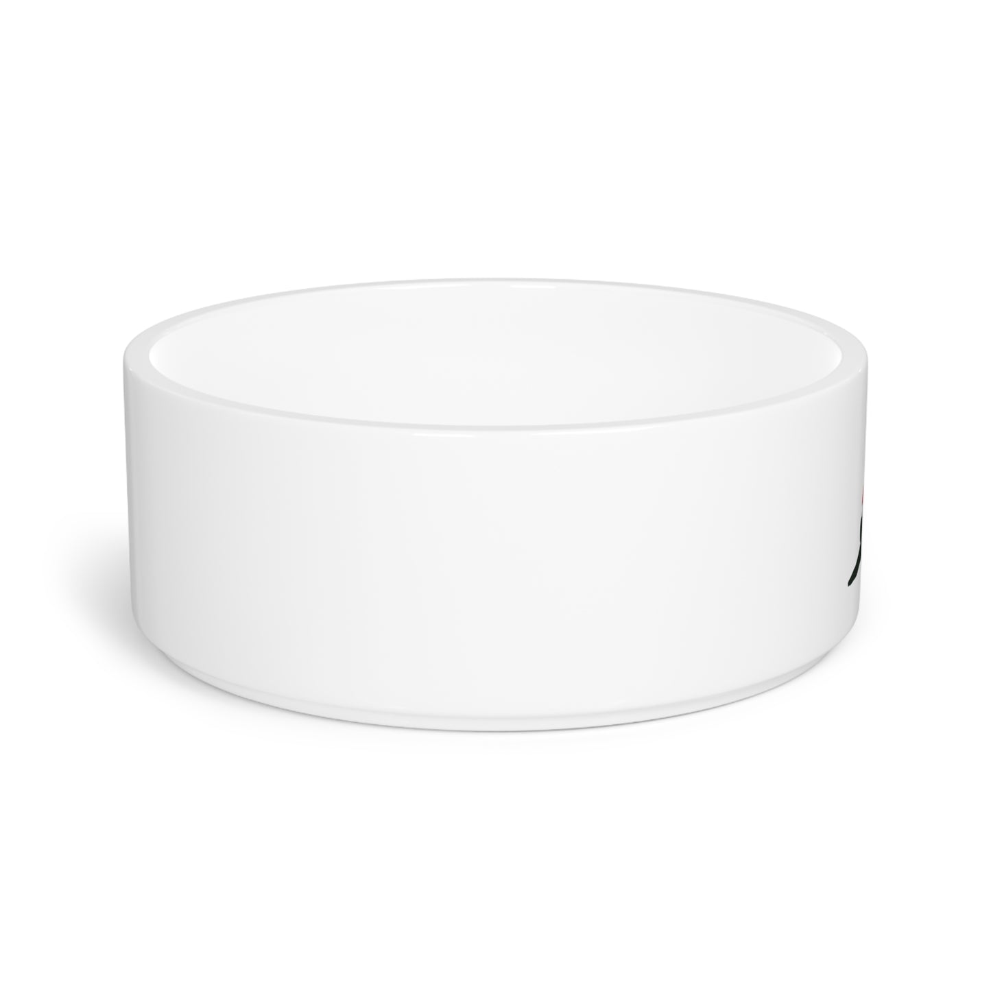 Christmas Season Pet Bowl | Most Likely to Drink Santa's Milk | White Ceramic Pet Dish