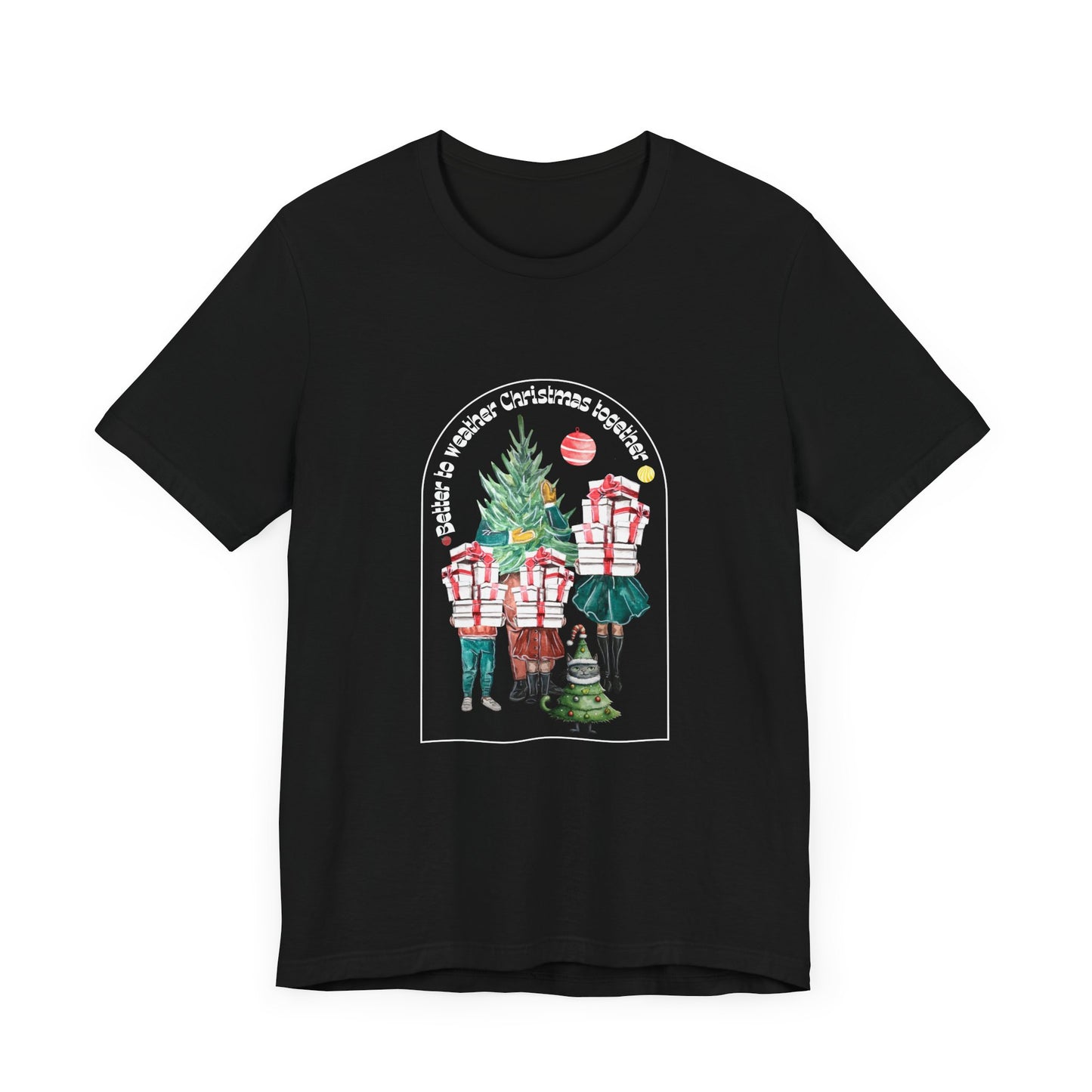 Holiday Gift Tee, Unisex Cotton Shirt, Family Christmas Outfit, Festive Apparel Option