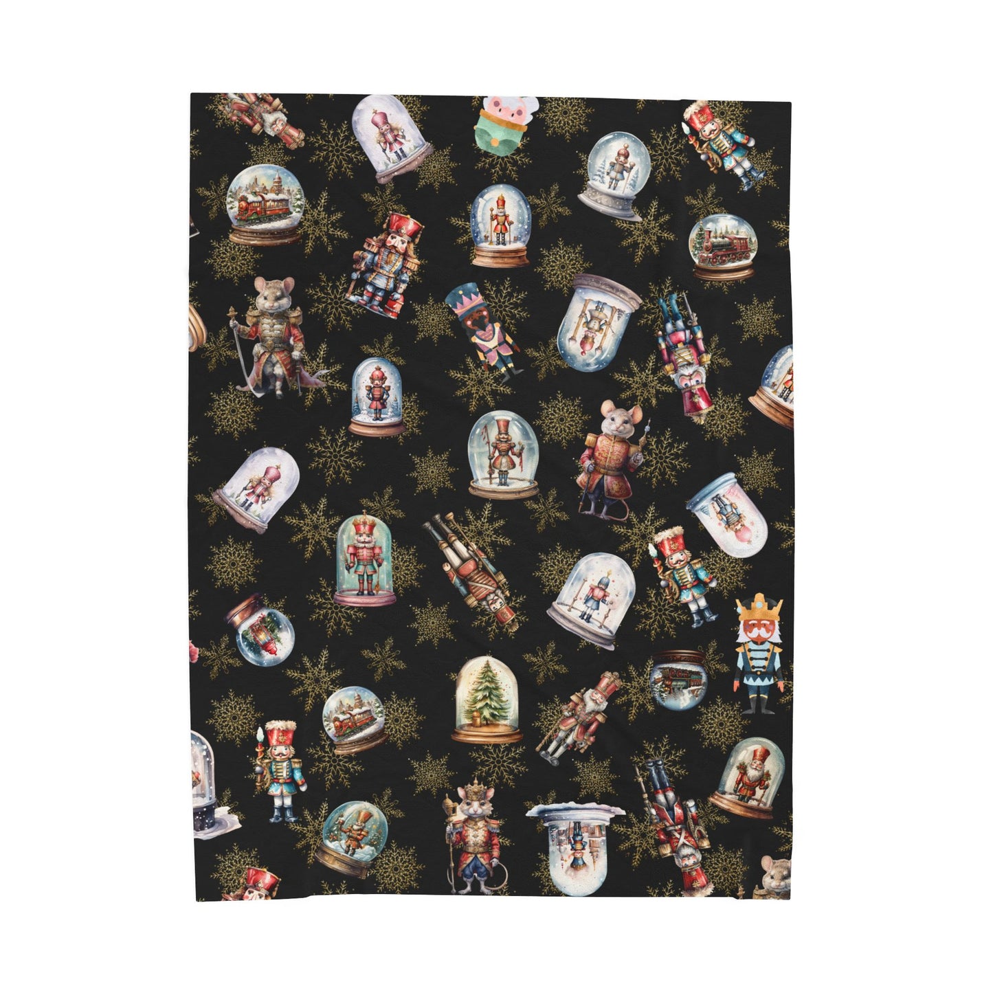 Premium Quality Boys Velveteen Snowglobe Blanket | Perfect Gift for Friends and Family | Choose from 3 Sizes