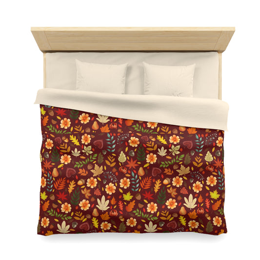 Artistic Turkey Hallow Duvet Cover - Crisp Detail, One Printed Side, Multiple Sizes