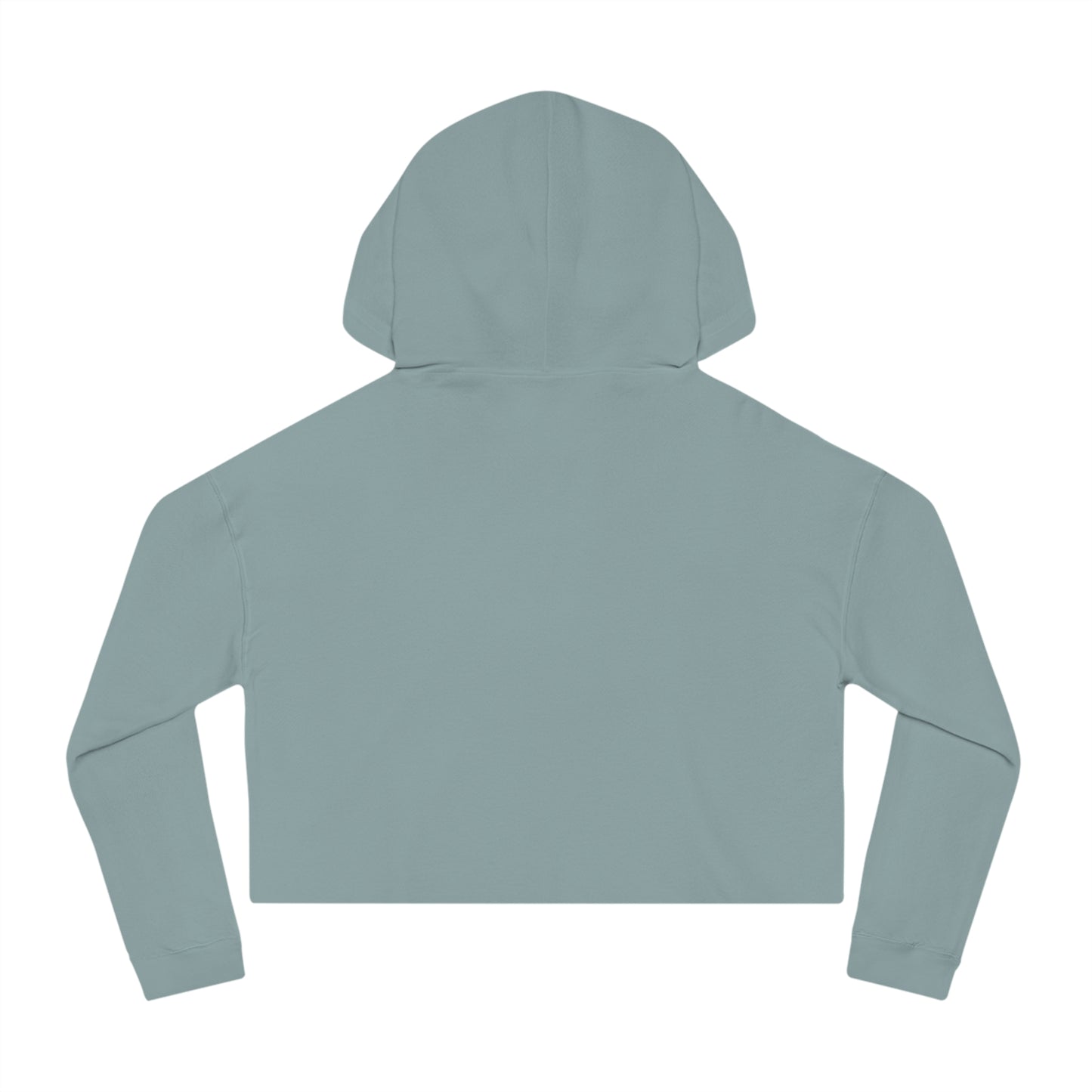 Upgrade Your Daily Style with our Retro Ghost Womens Cropped Hooded Sweatshirt - Trendy and Soft