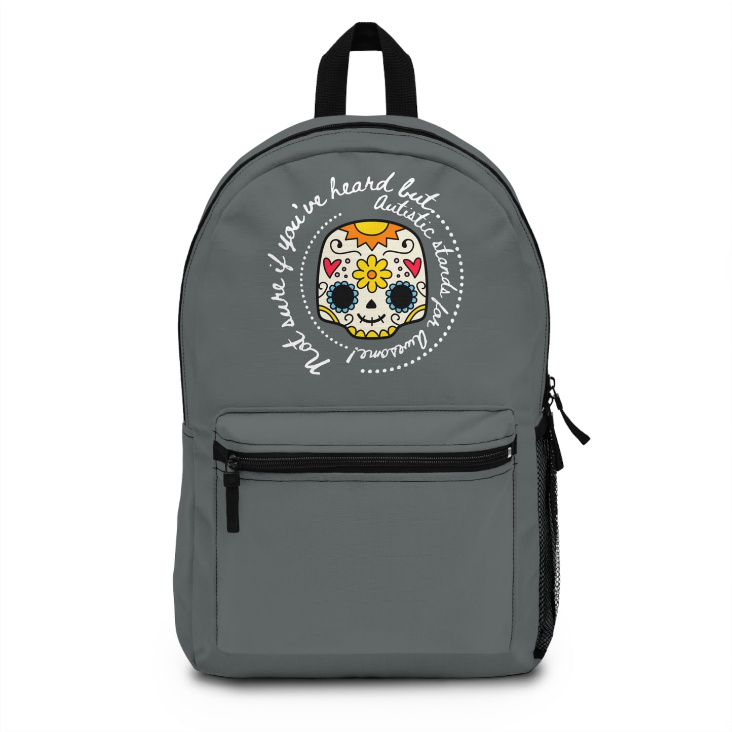 Neurodiversity Motivation Backpack - Autistic Awesomeness Design - Lightweight and Waterproof