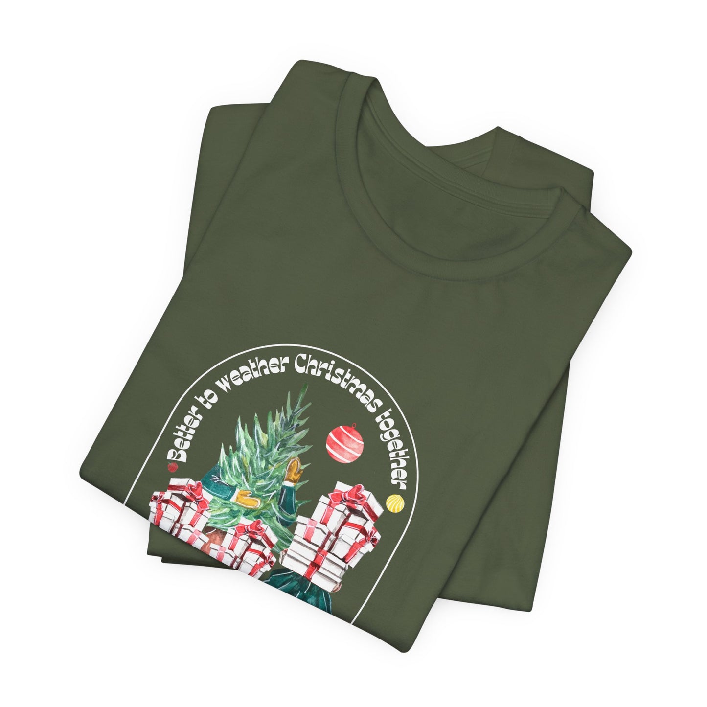 Holiday Gift Tee, Unisex Cotton Shirt, Family Christmas Outfit, Festive Apparel Option