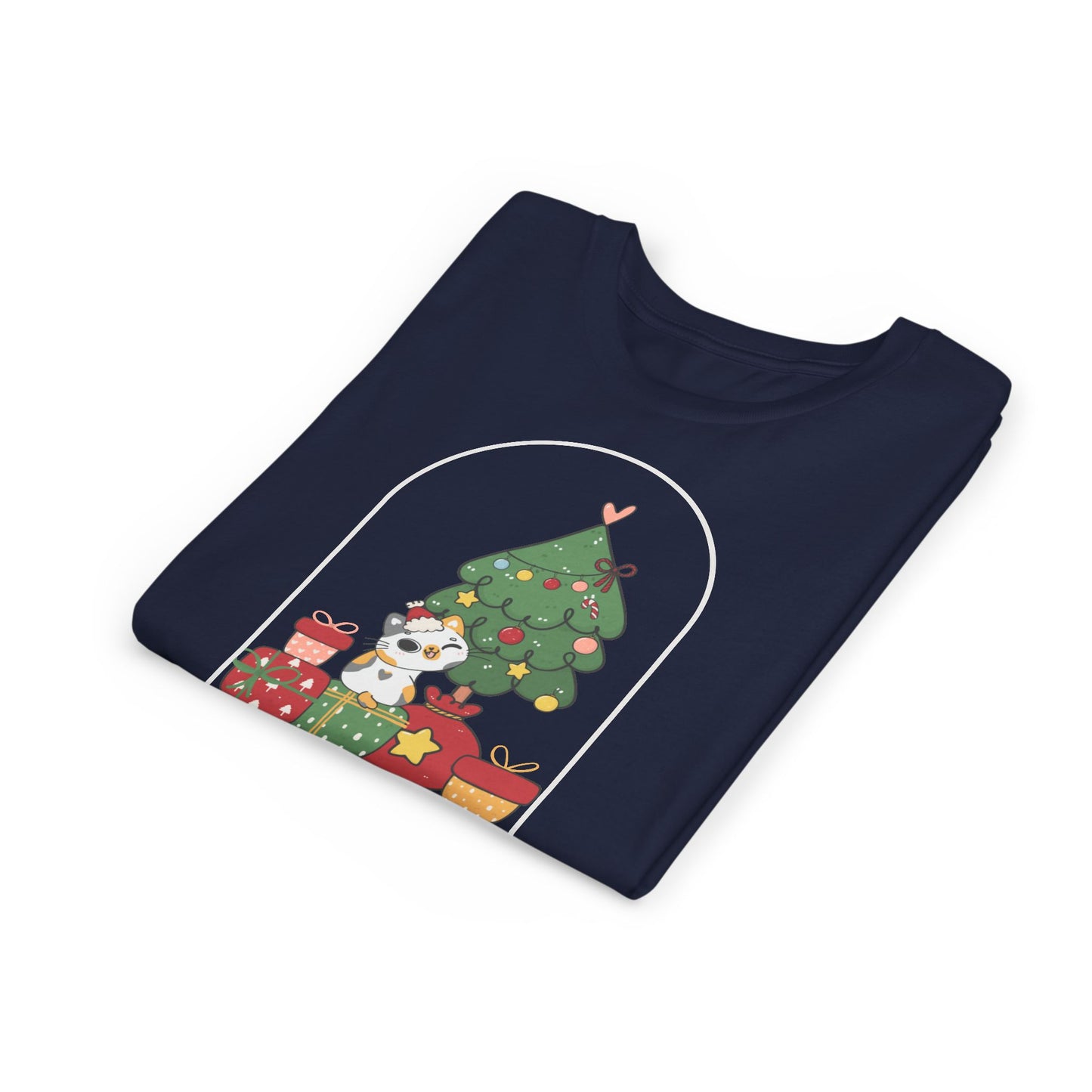 Celebrate Catmas with Style - Ultra Comfy Youth Short Sleeve Tee
