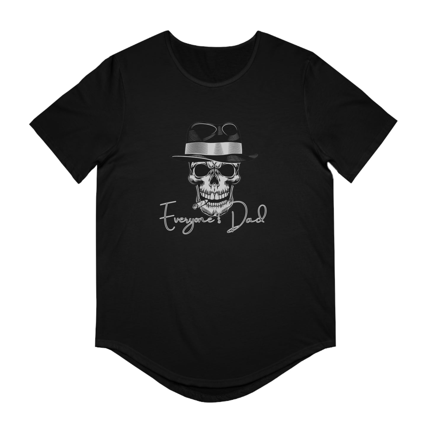 Men's Tee - Father's Day Mobster Skull in Top Hat Design