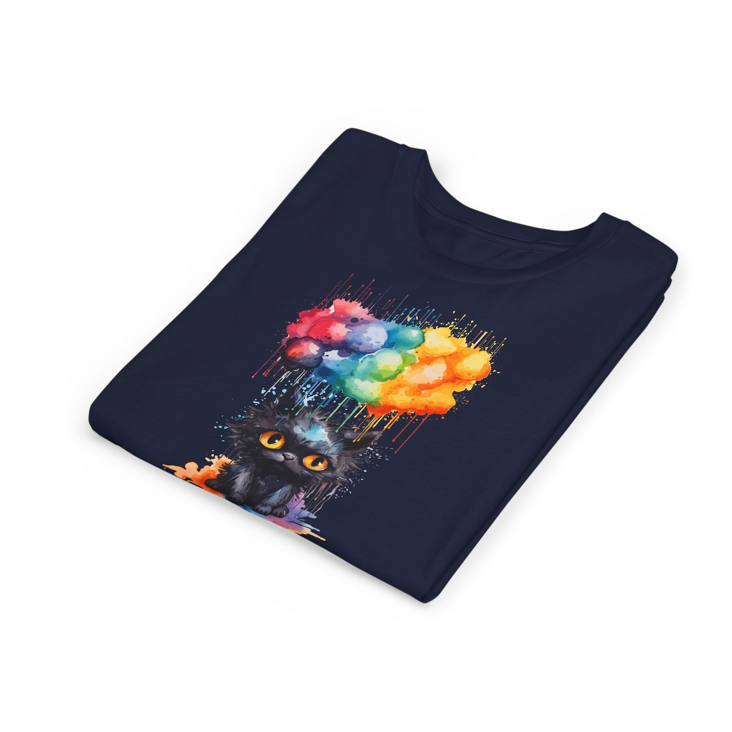 Cat Blues Youth Short Sleeve Tee: A Purr-fect Addition to Your Kid's Wardrobe!