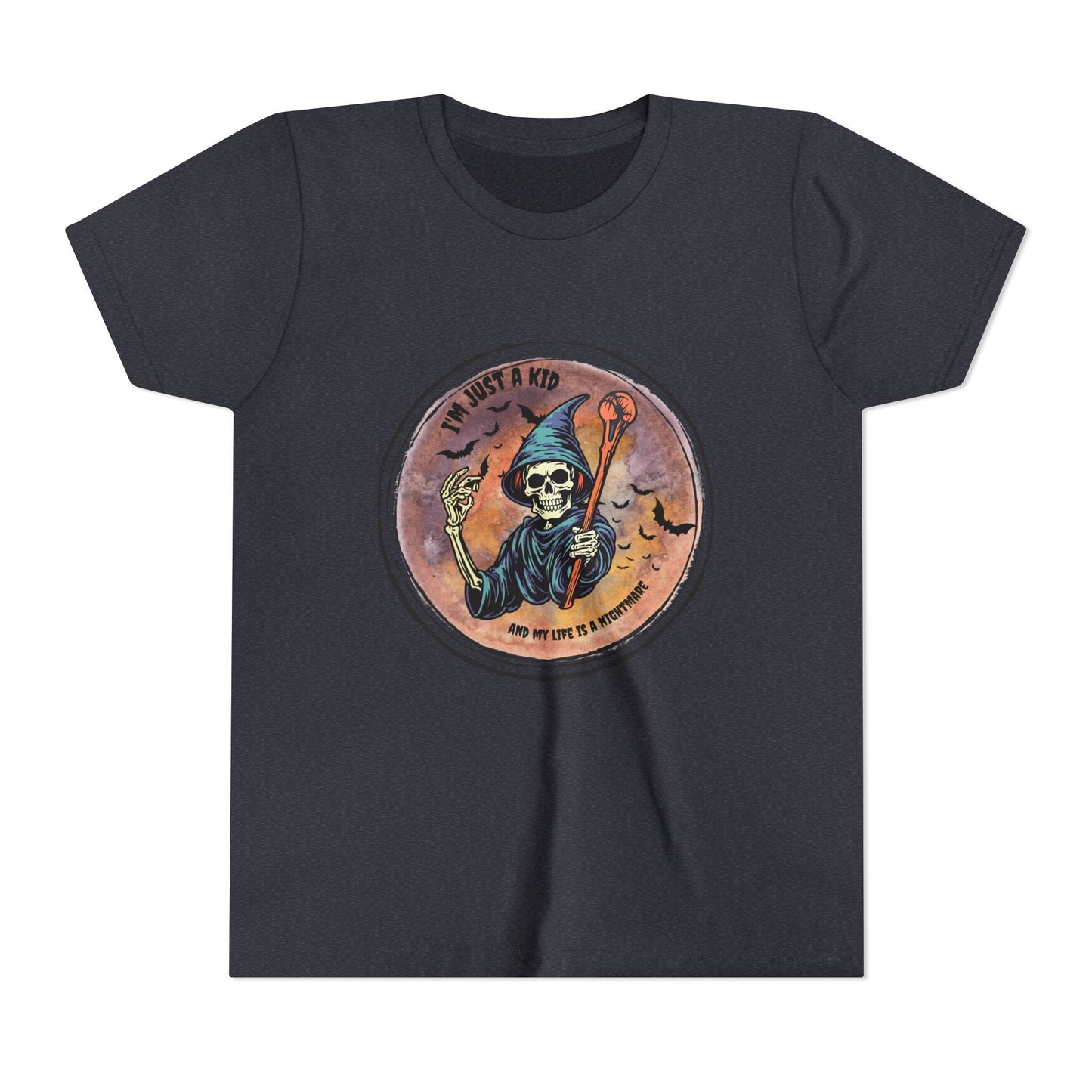 Adorable and Durable: Im Just A Kid Heavy Cotton™ Tee for Your Little Troublemaker