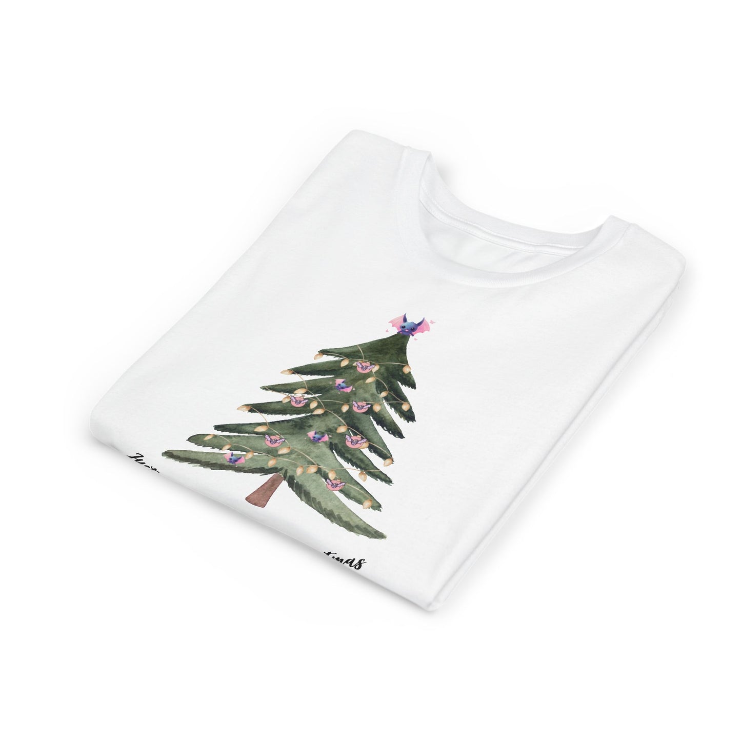 Batty for Christmas Kids' Short Sleeve T-Shirt