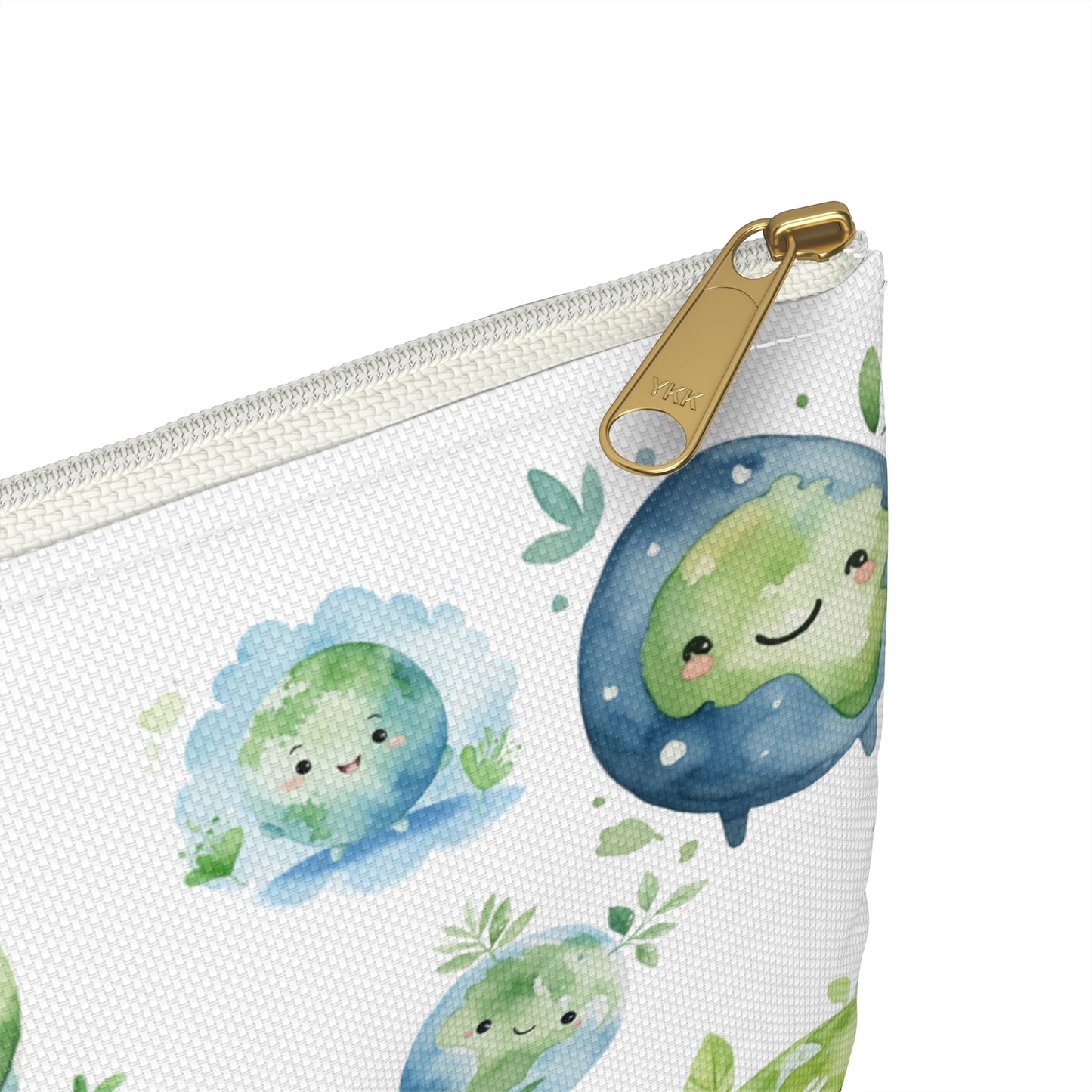 Save the Earth Accessory Pouch in Various Sizes | Earth Day Gift | Sustainable Zipper Bag
