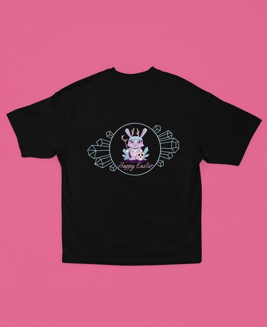 Jackalope Happy Easter Crystal Unisex Tee I Soft Cotton & Quality Print I Stylish Fit