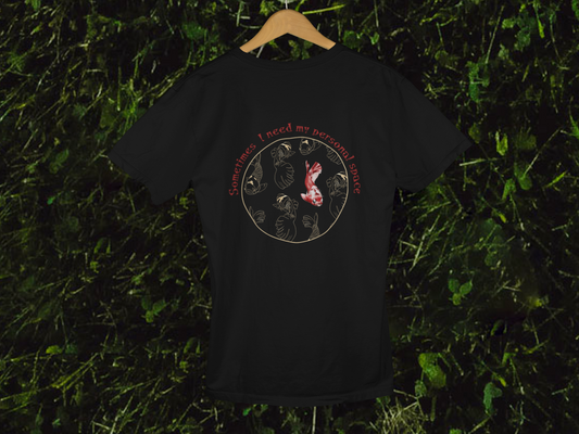 Stylish Betta Fish Tee | Unisex Cotton Shirt | Personal Space Awareness