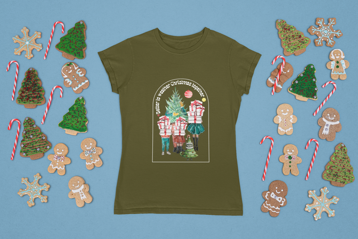 Holiday Gift Tee, Unisex Cotton Shirt, Family Christmas Outfit, Festive Apparel Option