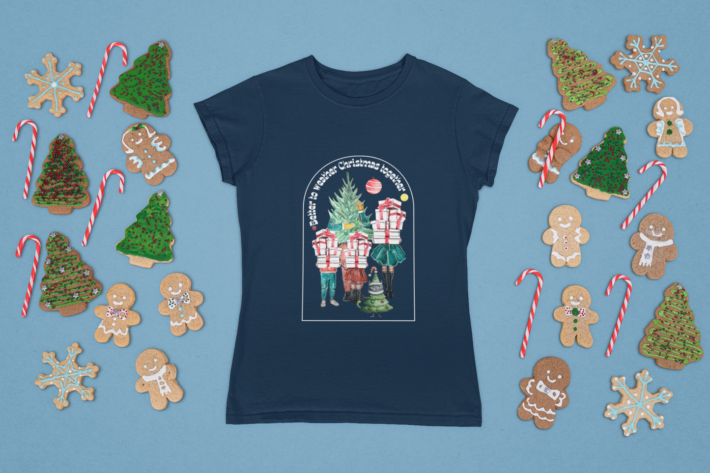 Holiday Gift Tee, Unisex Cotton Shirt, Family Christmas Outfit, Festive Apparel Option