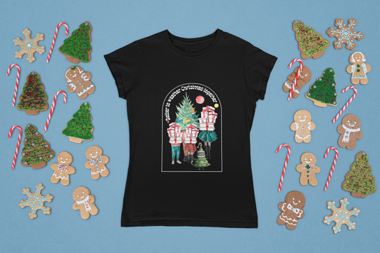 Holiday Gift Tee, Unisex Cotton Shirt, Family Christmas Outfit, Festive Apparel Option