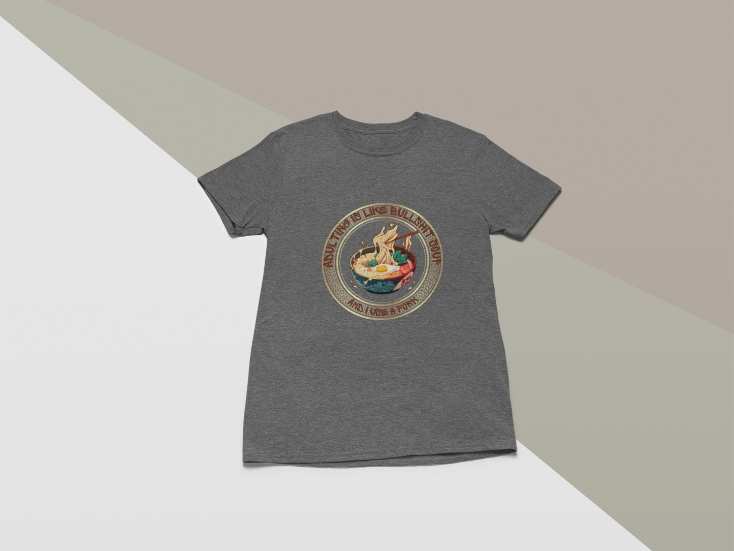Anime Ramen Sushi Tee | Unisex Soft Cotton Shirt for Anime Fans | Lightweight & Breathable