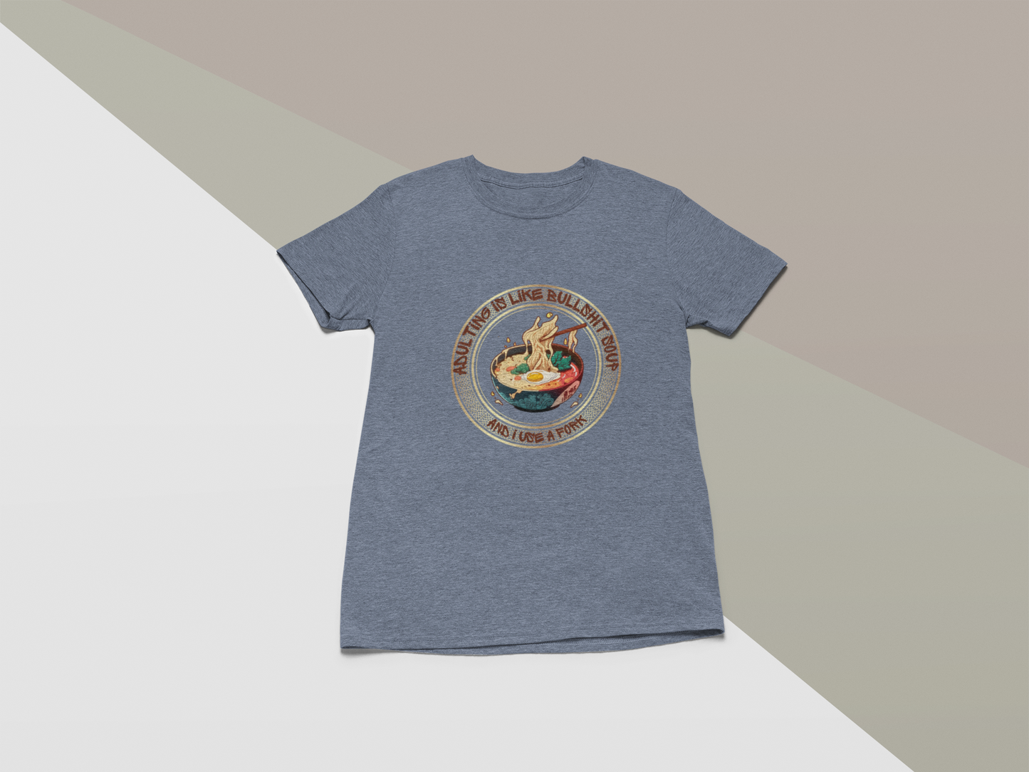 Anime Ramen Sushi Tee | Unisex Soft Cotton Shirt for Anime Fans | Lightweight & Breathable