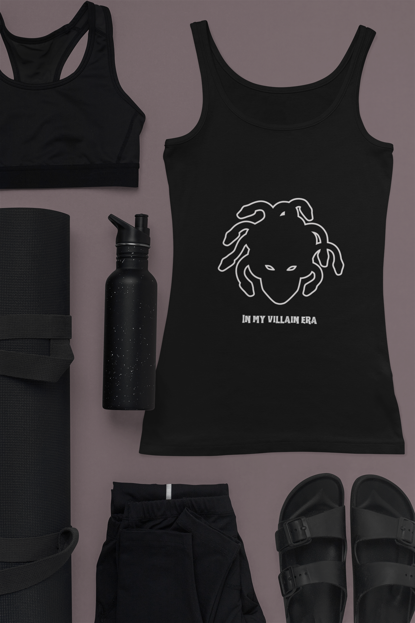 Gorgeous Medusa Goddess Tank - Lightweight and High-Quality Racerback for Active Women