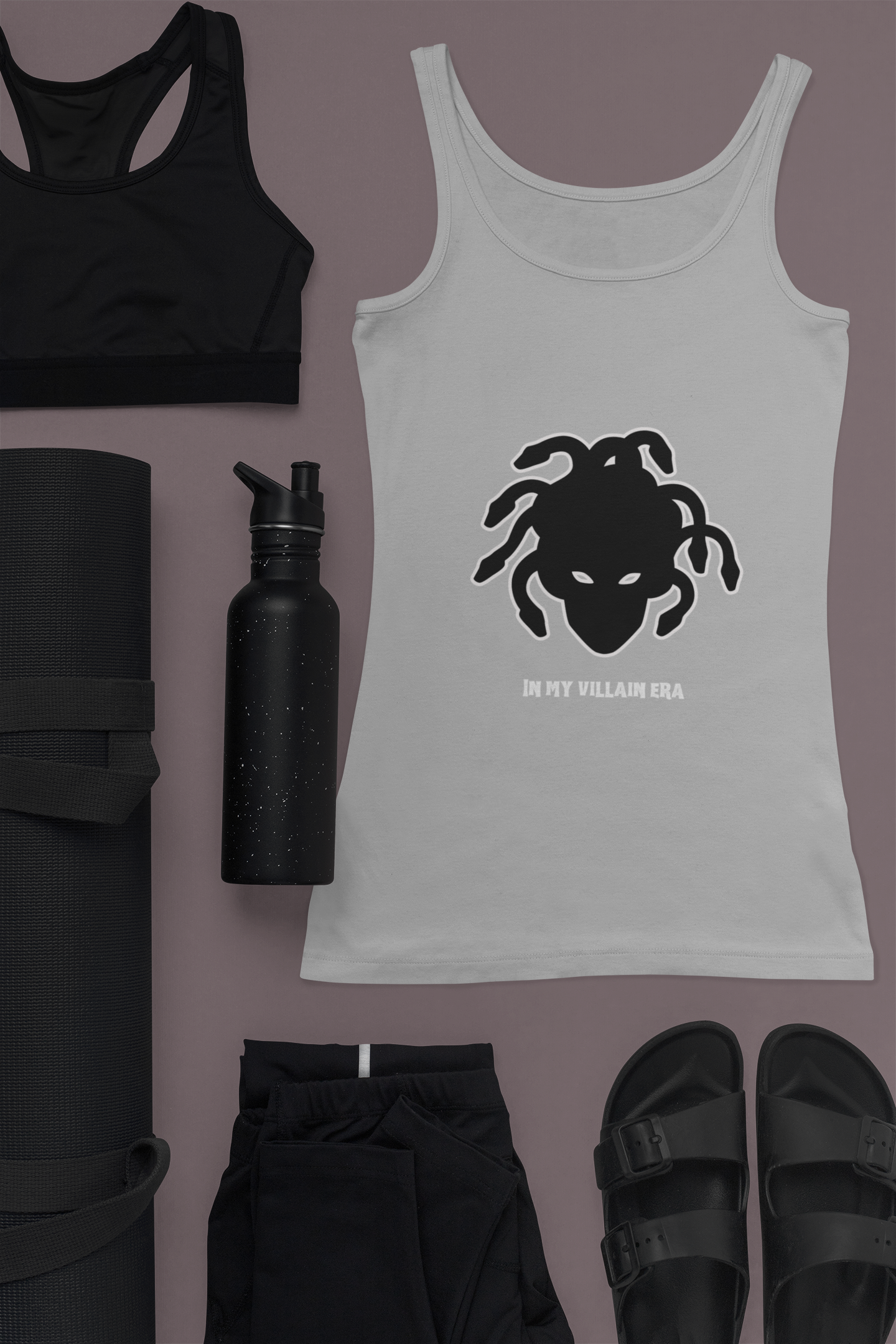 Gorgeous Medusa Goddess Tank - Lightweight and High-Quality Racerback for Active Women
