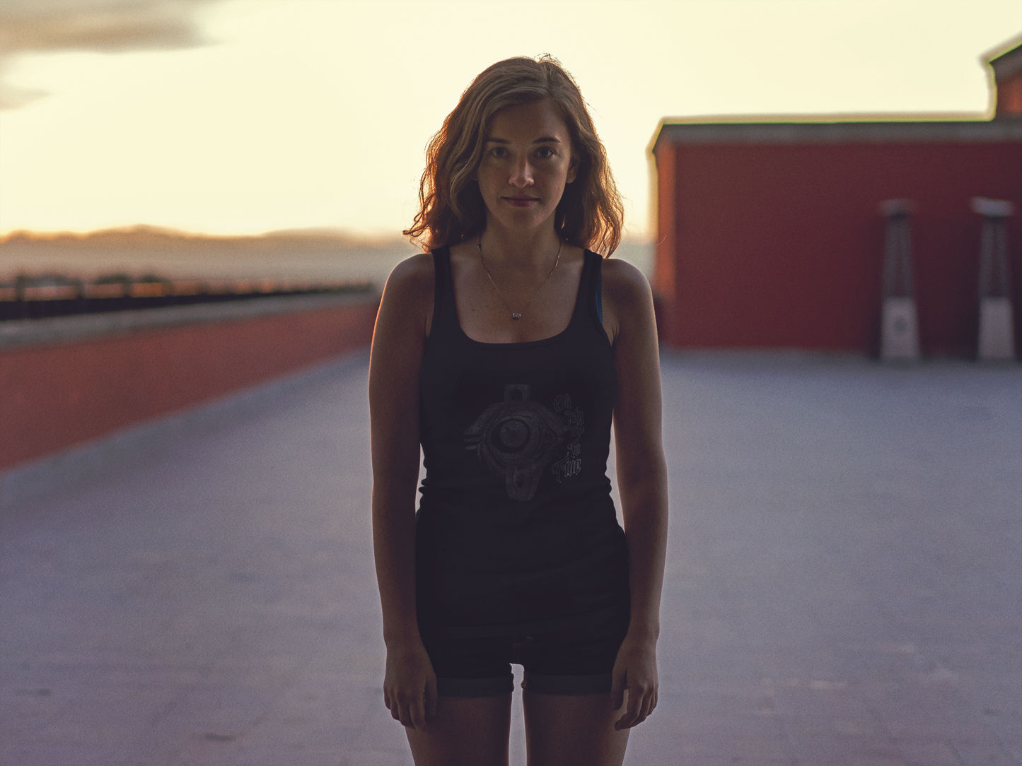 Sporty Racerback Tank with Scoop Neckline | Ideal for Daily Wear