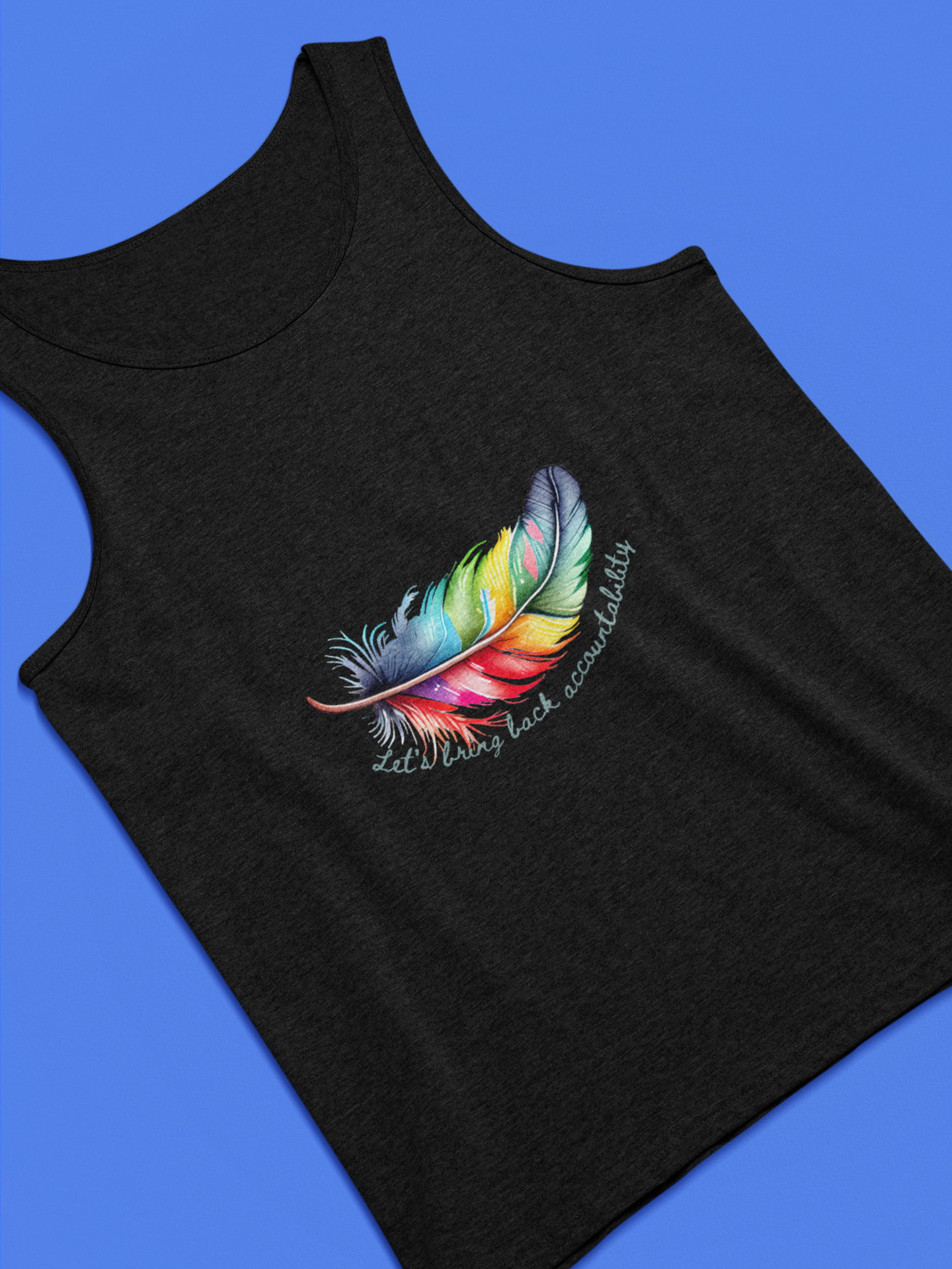 Empowering Feather Accountability Tank - Sporty Style with Comfort Fit