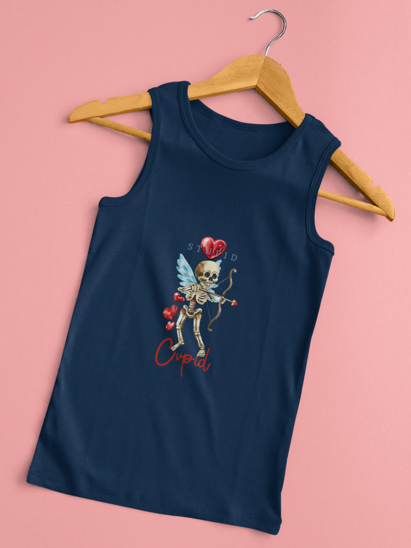 Stylish Anti-Valentine's Day Tank - Women's Racerback Shirt for Rebels