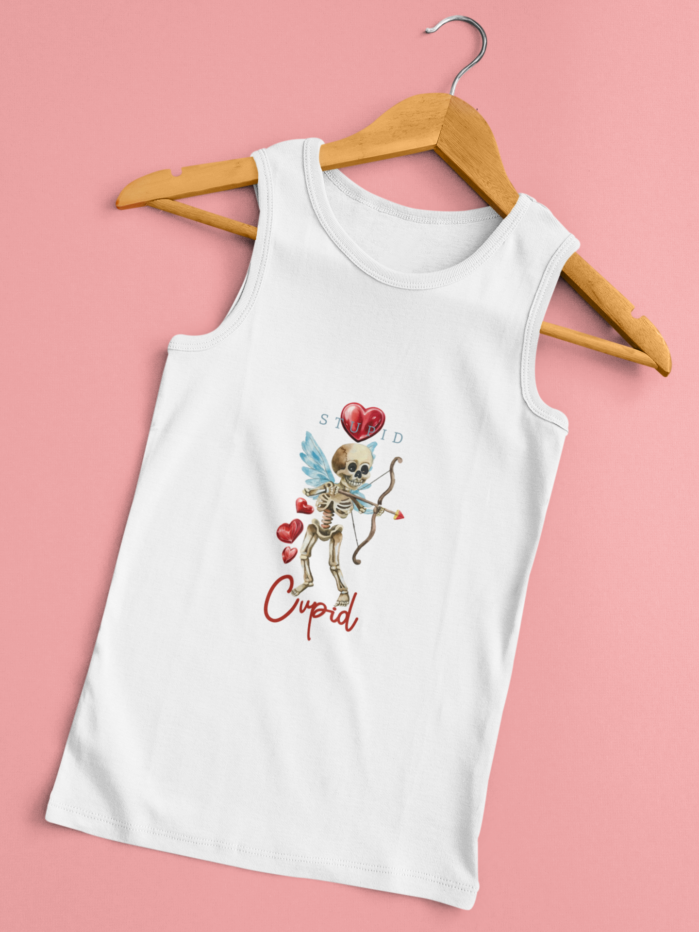 Stylish Anti-Valentine's Day Tank - Women's Racerback Shirt for Rebels