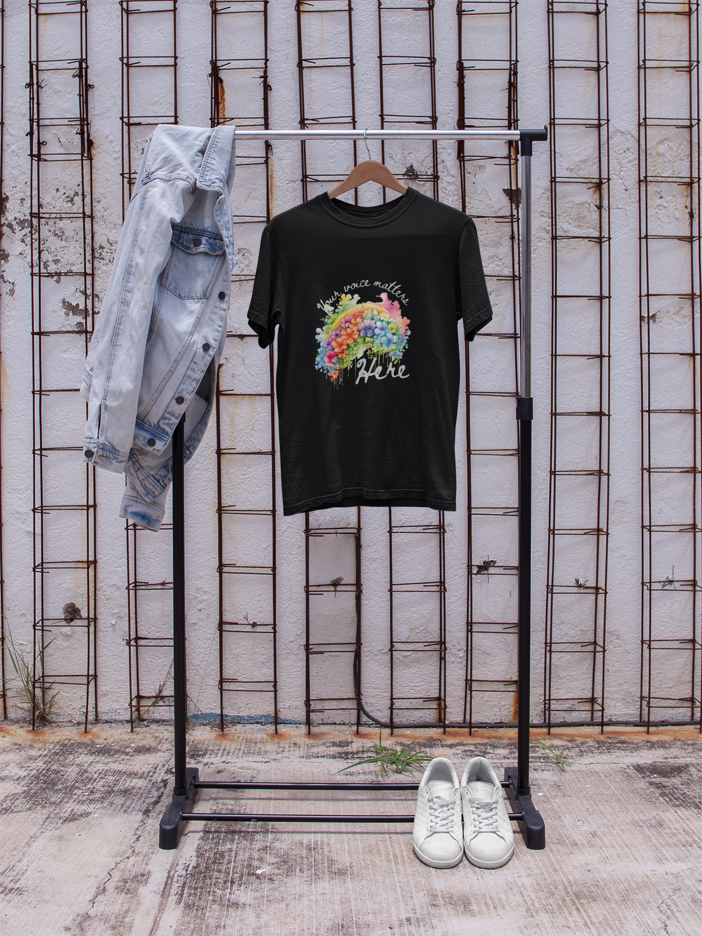 Rainbow Freedom of Speech Unisex Tee - Inspire Your Voice in Style