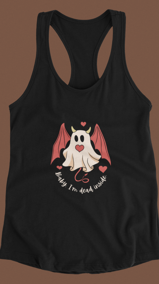 Anti-Valentine's Day Racerback Tank: Wear Your Heartbreak in Style